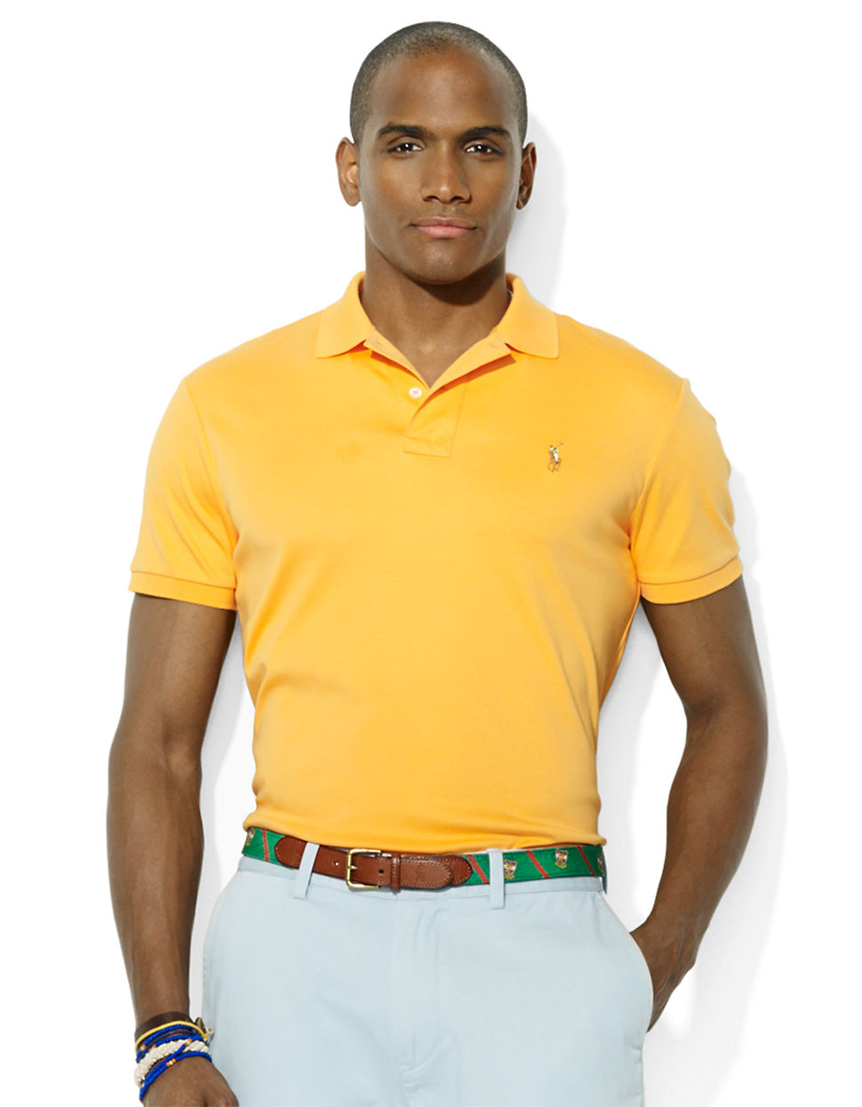 Polo Ralph Lauren Pima Soft-Touch Polo Shirt in Orange for Men (Summer ...
