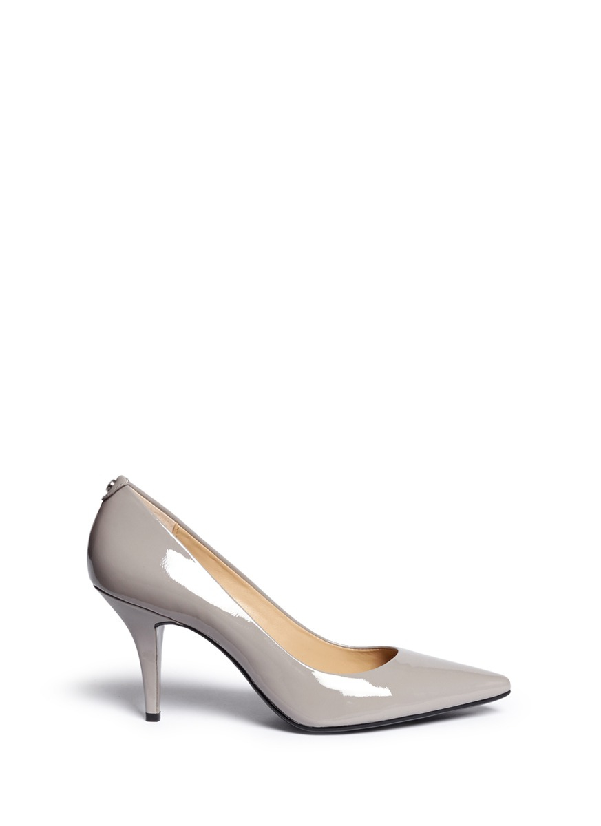 Michael Kors 'flex' Patent Leather Pumps in Pearl Grey (Gray) - Lyst