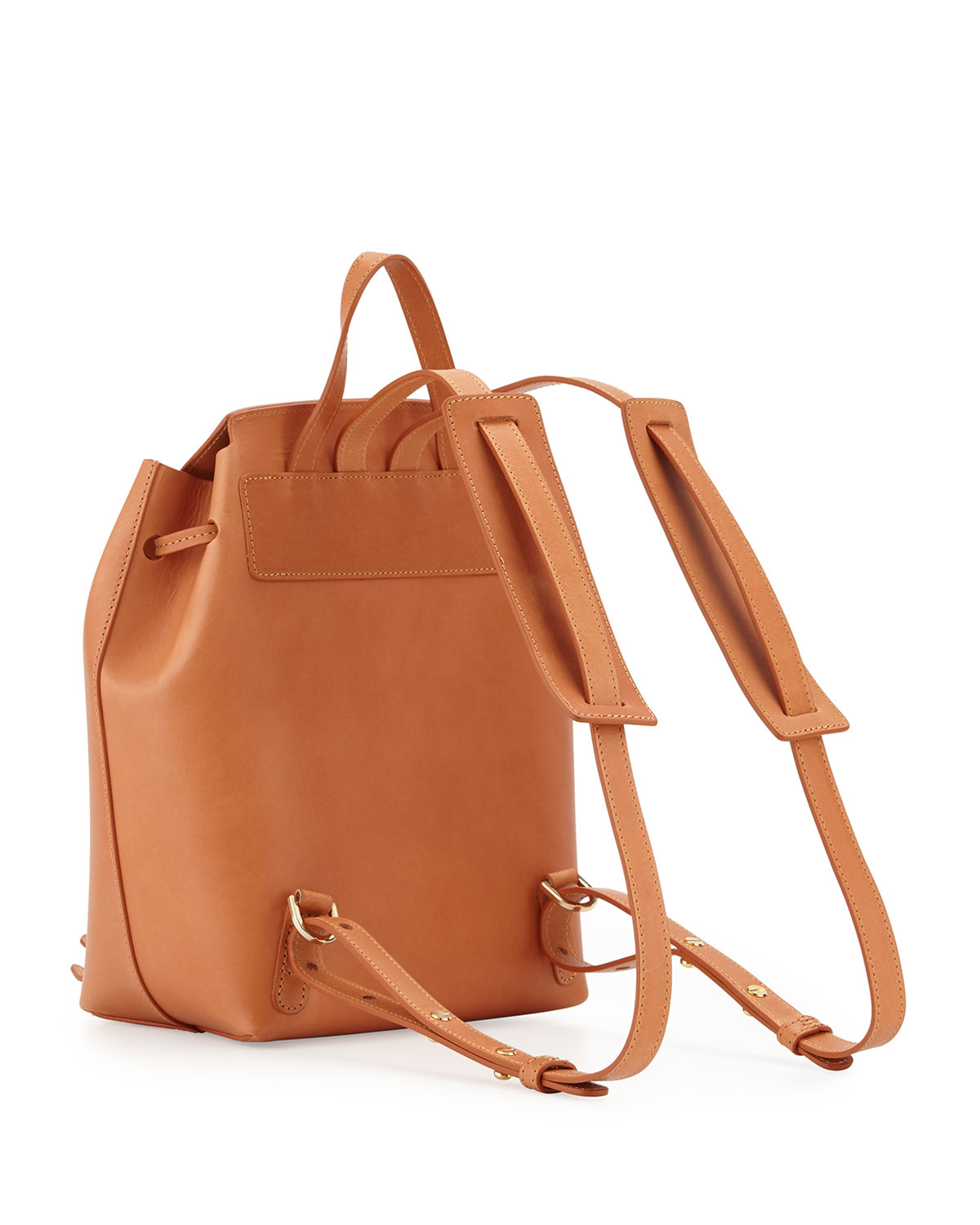 Mini Brown Leather Backpack Purse Literacy Basics