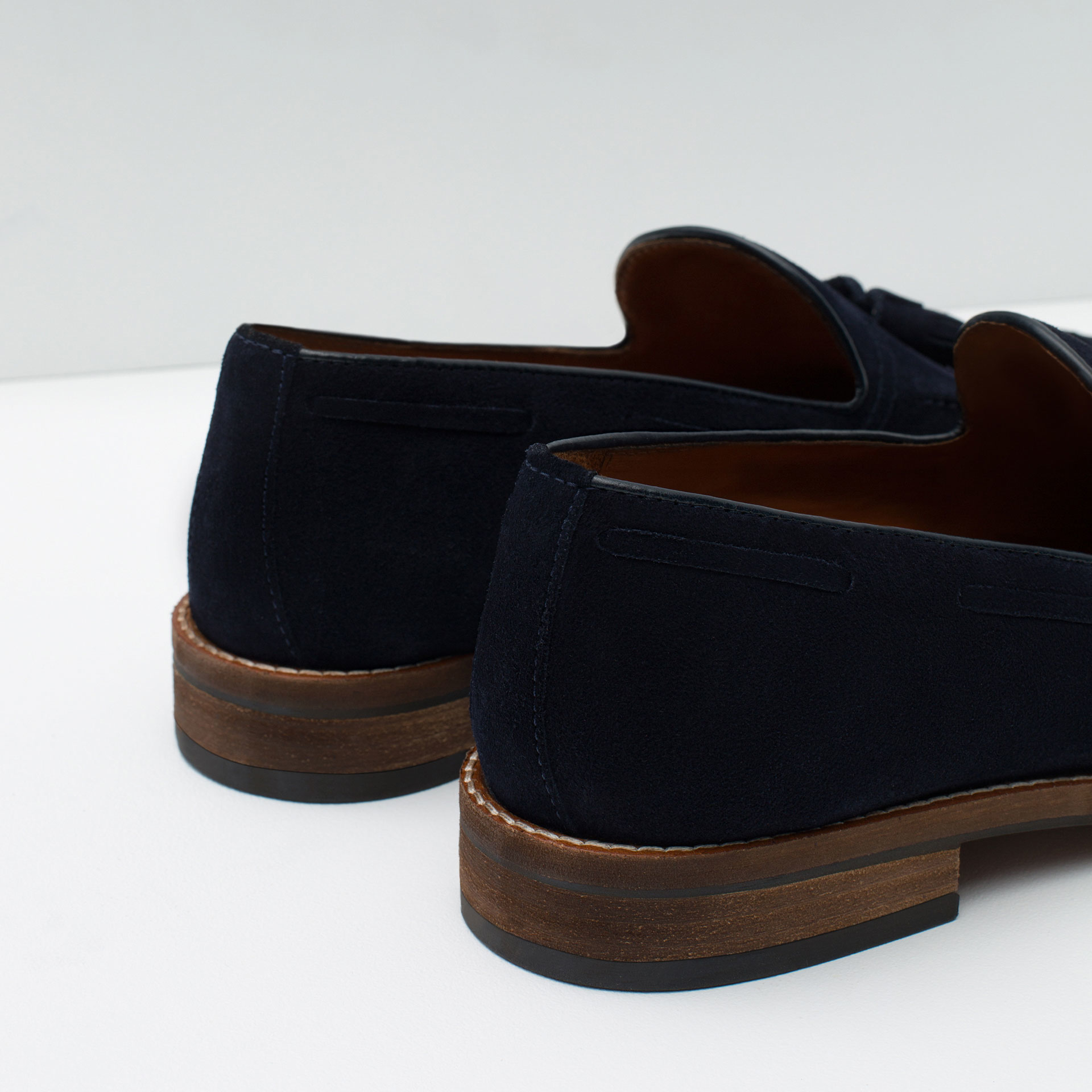 zara boys loafers zara suede tassel loafers in blue for lyst zara boys loafers zara suede tassel loafers in blue for lyst
