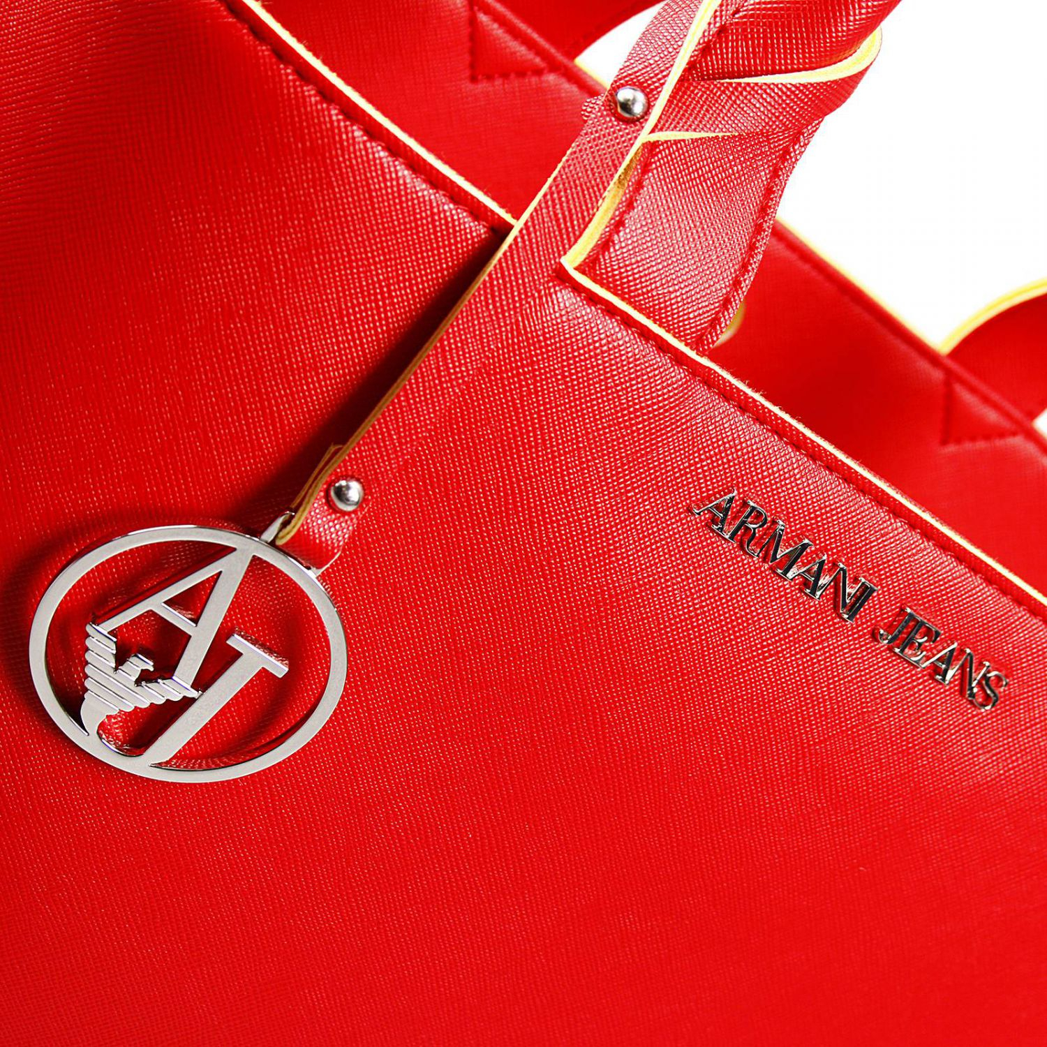Armani jeans Handbag Bag Eco Saffiano Unlined Shopping Small ...