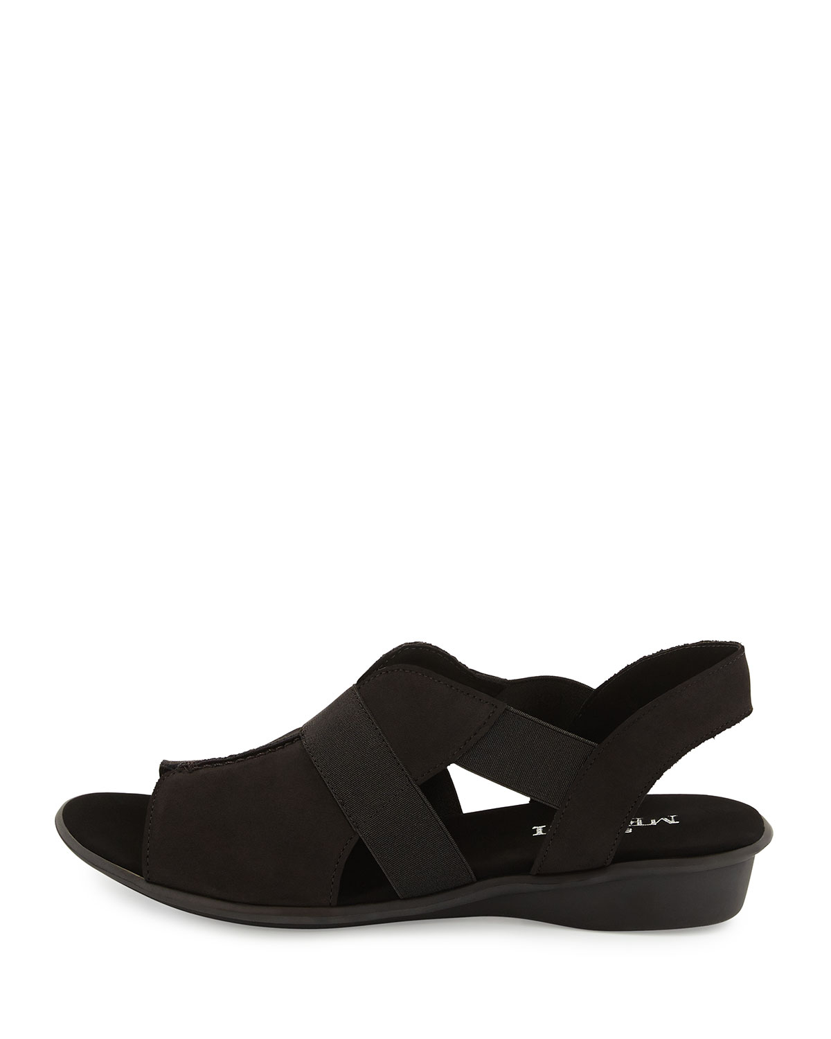 Sesto meucci Estelle Strappy Stretch Sandals in Black | Lyst