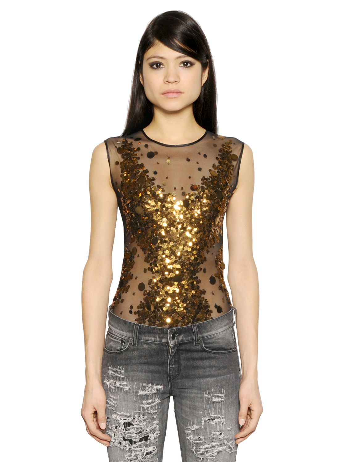 womens embellished bodysuit