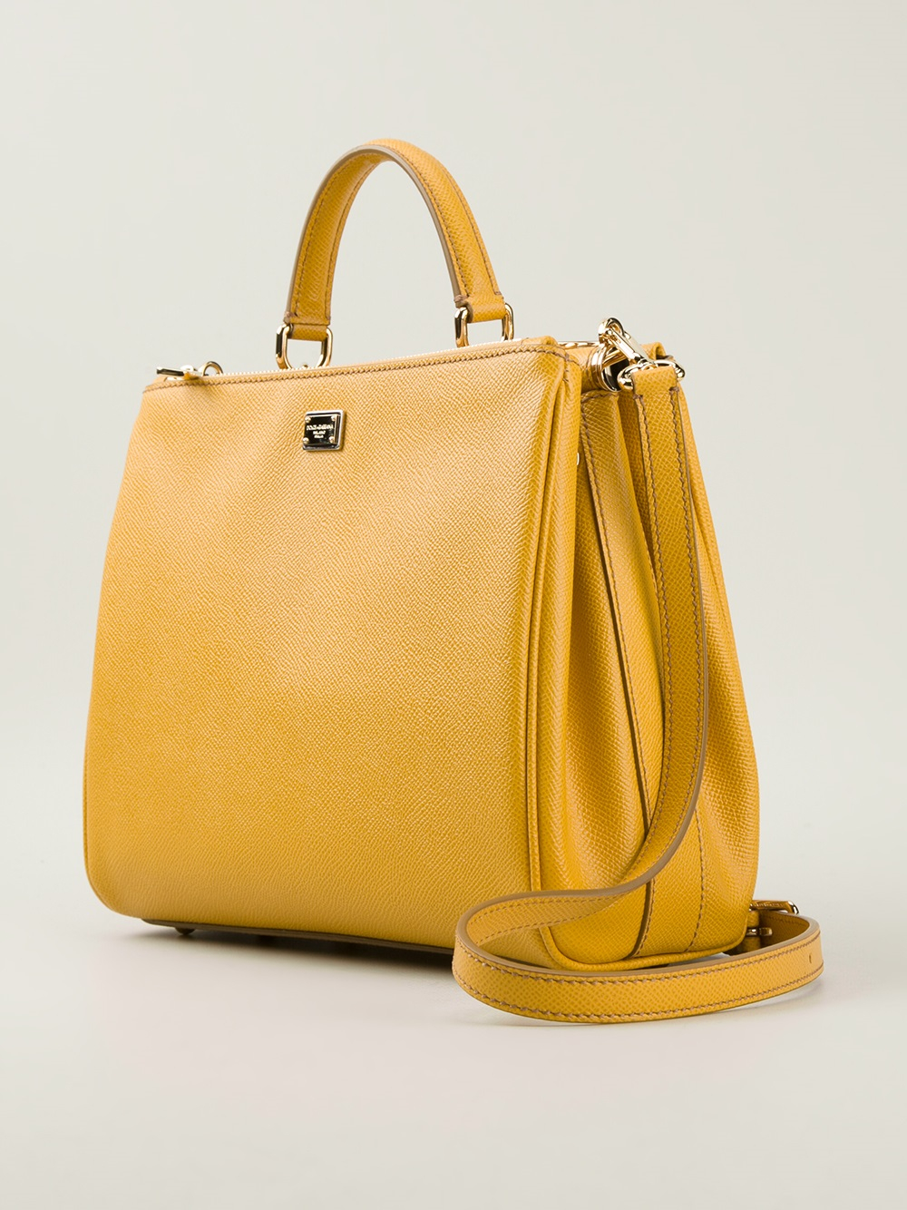 Lyst - Dolce & gabbana 'Sicily' Shopping Tote in Yellow