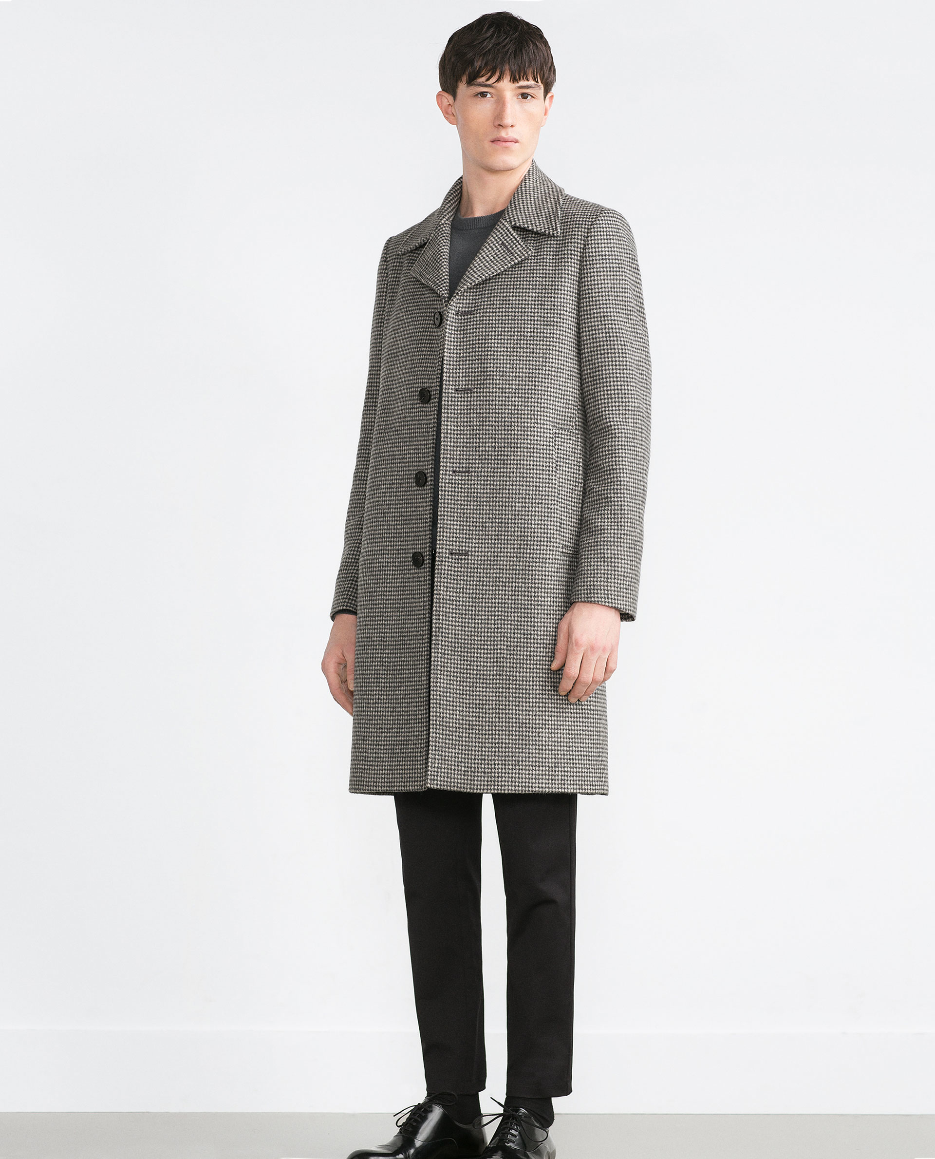 zara mens topcoat