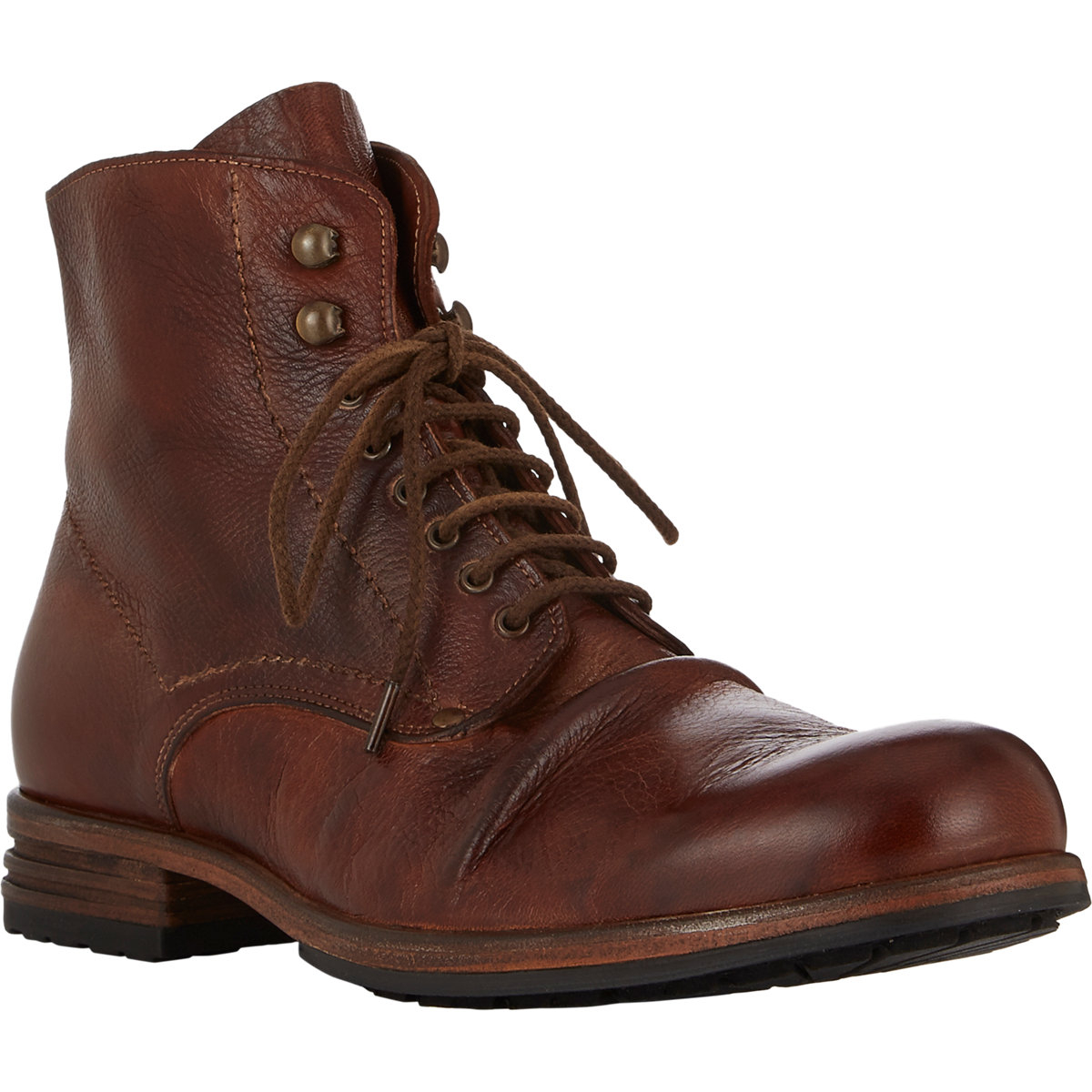 Shoto Wrinkled Boots in Brown for Men (RED BROWN) | Lyst