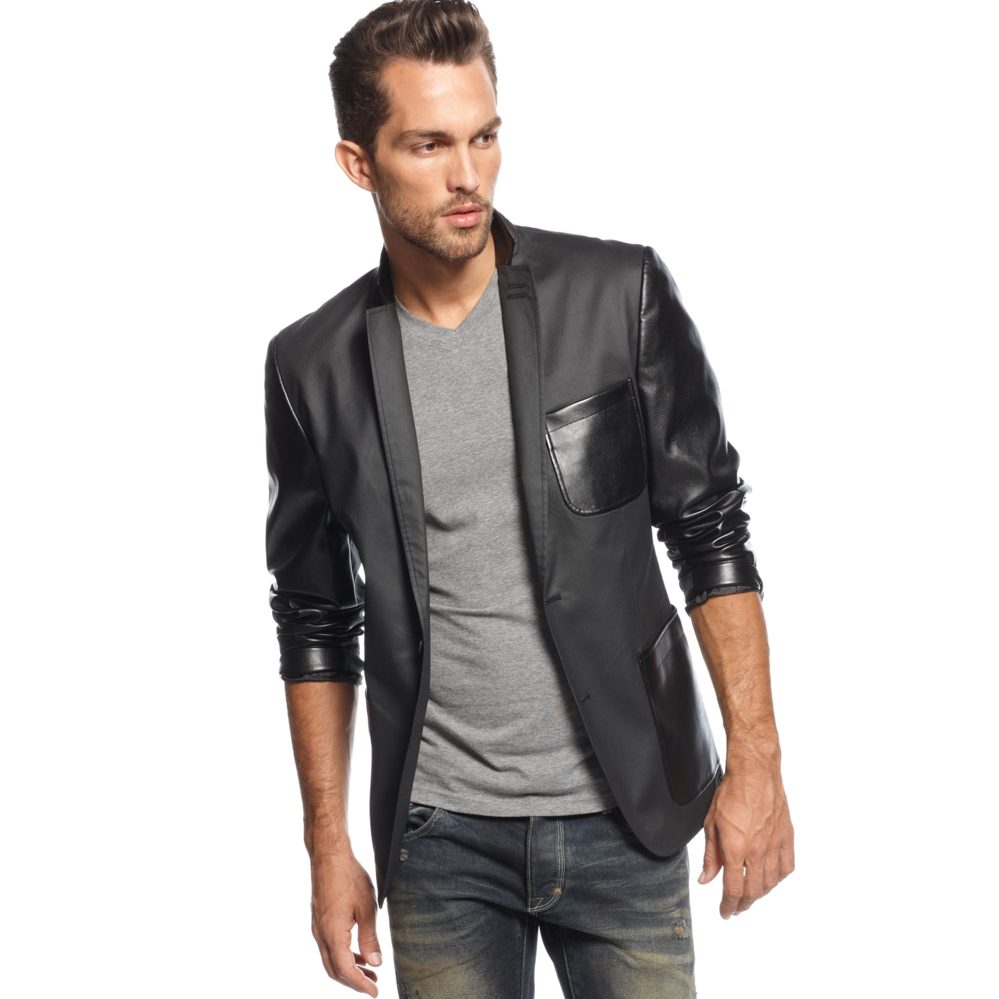 Lyst - Inc International Concepts Slim Fit Novak Blazer in Black for Men