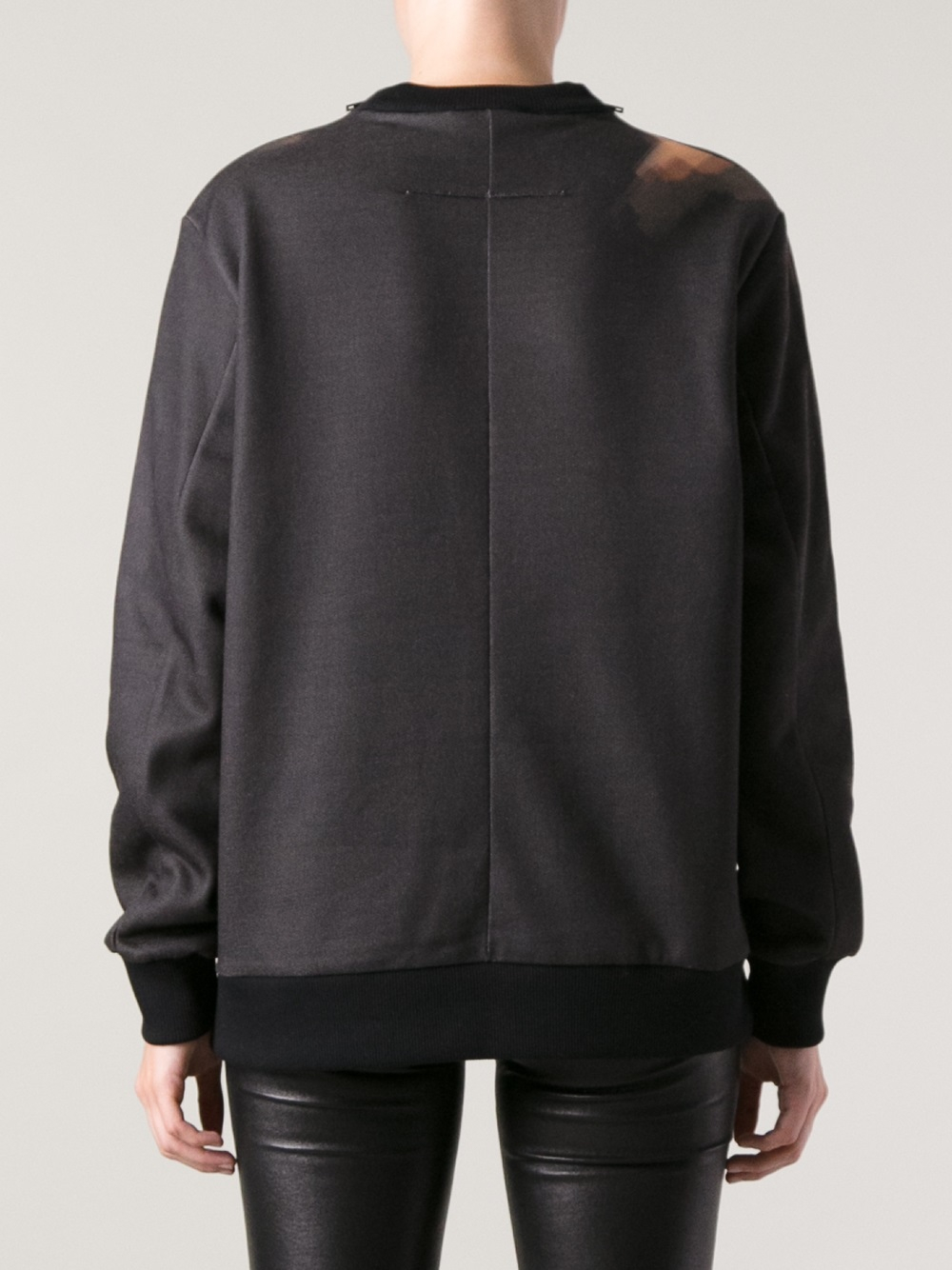 givenchy black sweatshirt womens