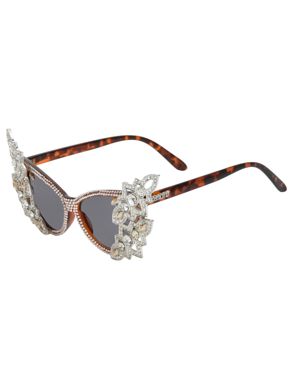 Lyst - A-Morir Sylvester Embellished Sunglasses in Brown