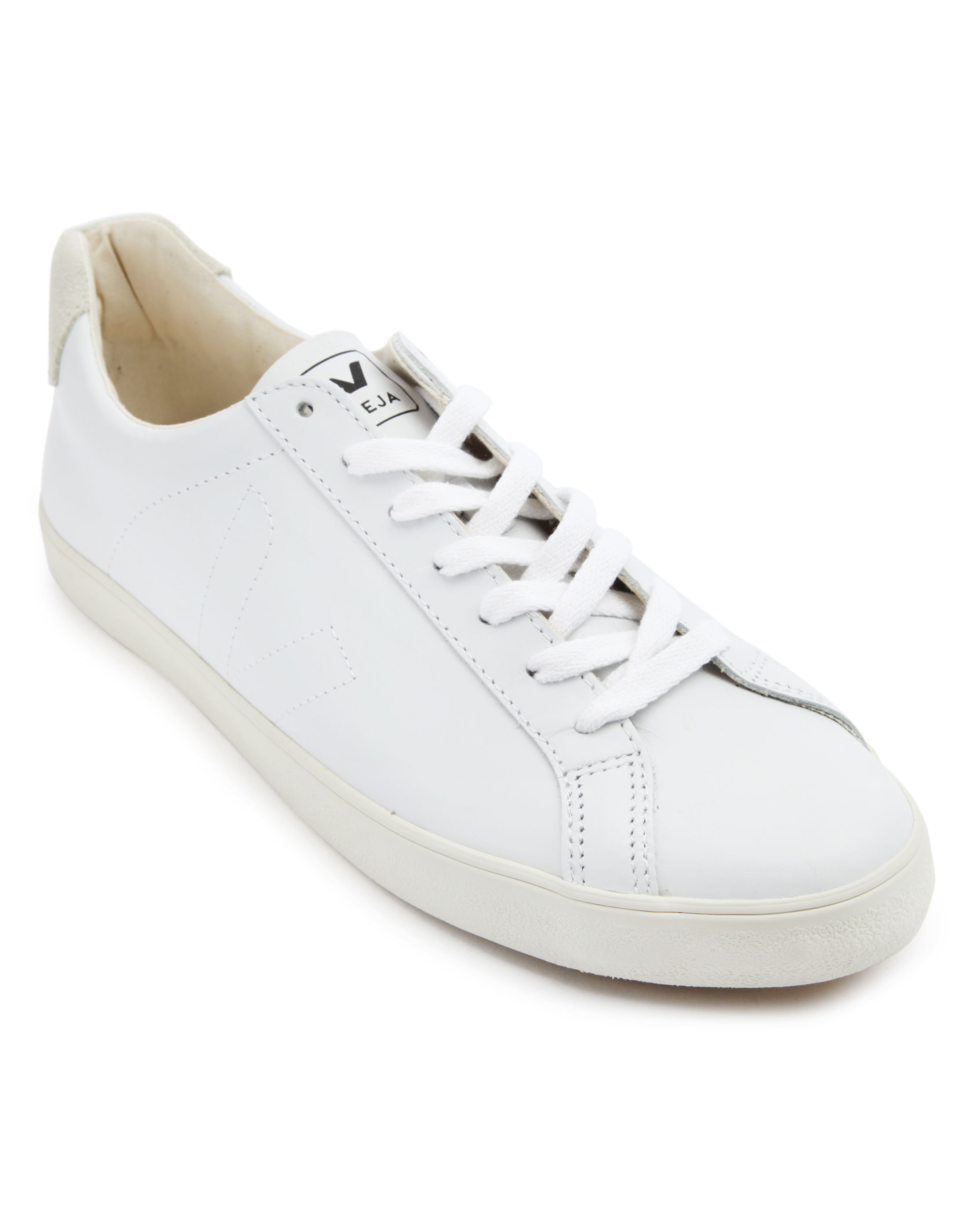 Veja Esplar Cream Leather Sneakers in Beige for Men (cream