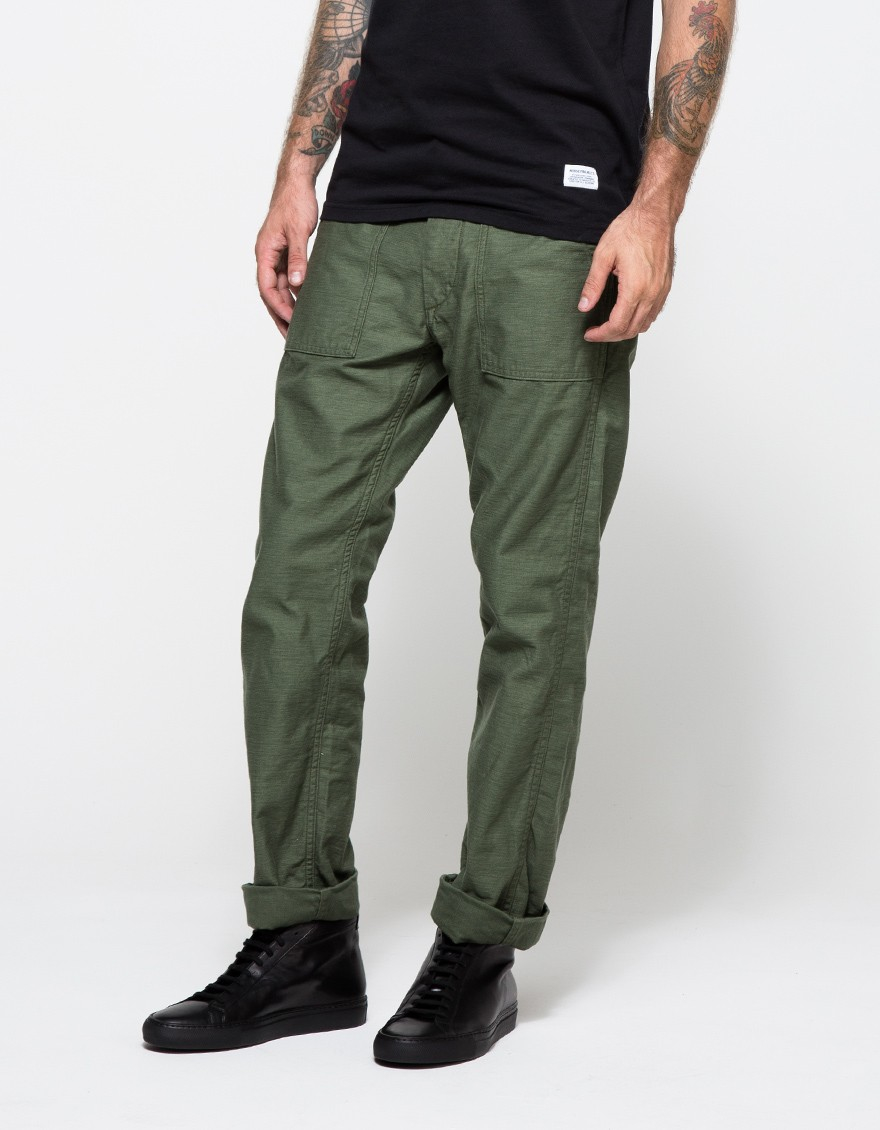 Orslow Slim Fit Fatigue Pants in Green for Men | Lyst