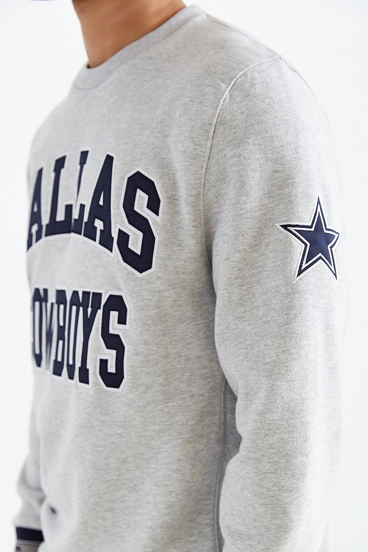 Mitchell & ness Dallas Cowboys Team Sweatshirt in Gray for Men Lyst