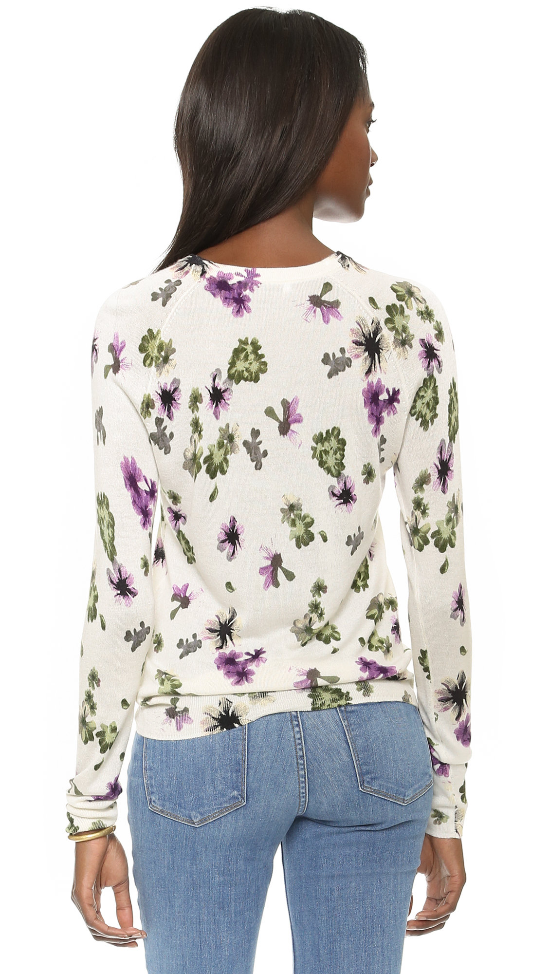floral print sweater women's