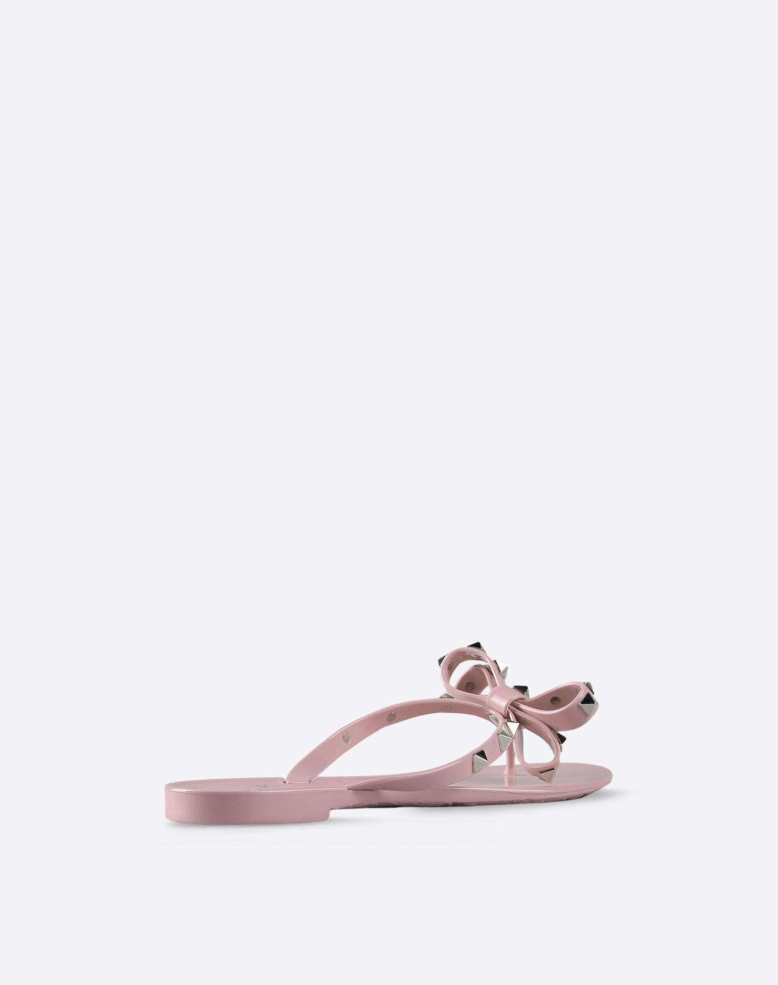 pink valentino flip flops