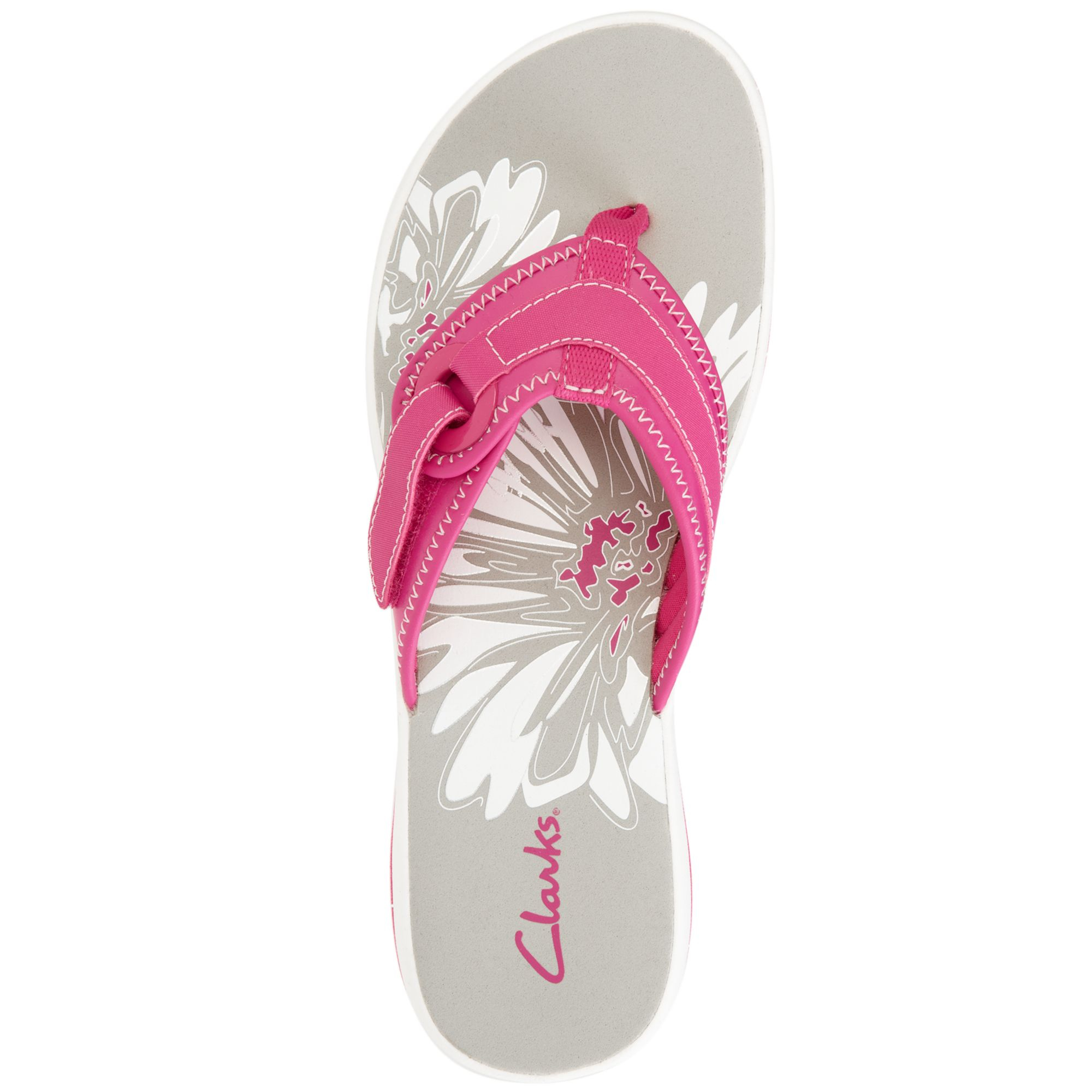 clarks flip flops ladies