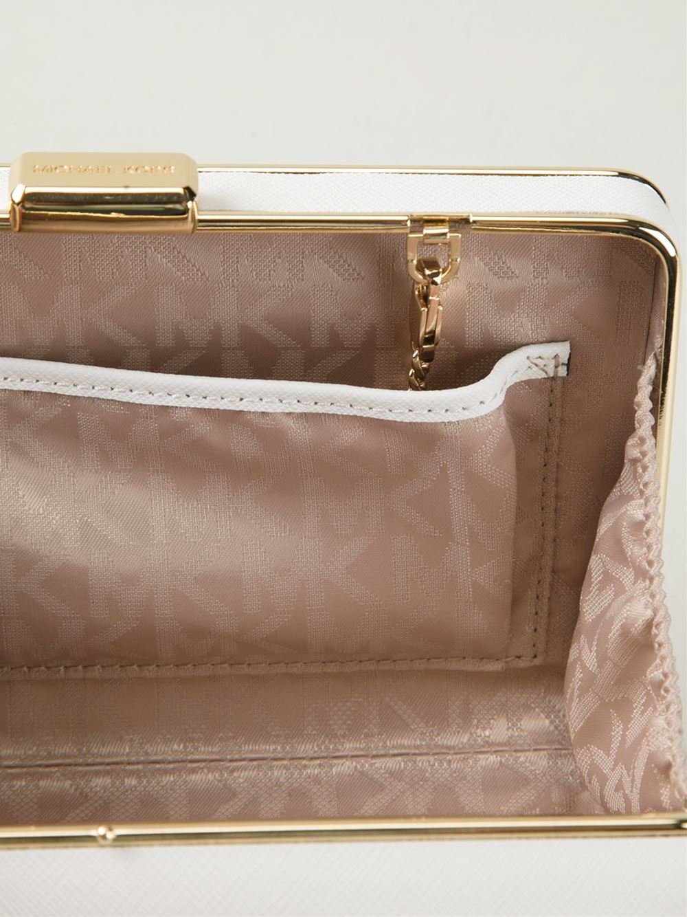 white clutch bag with handle