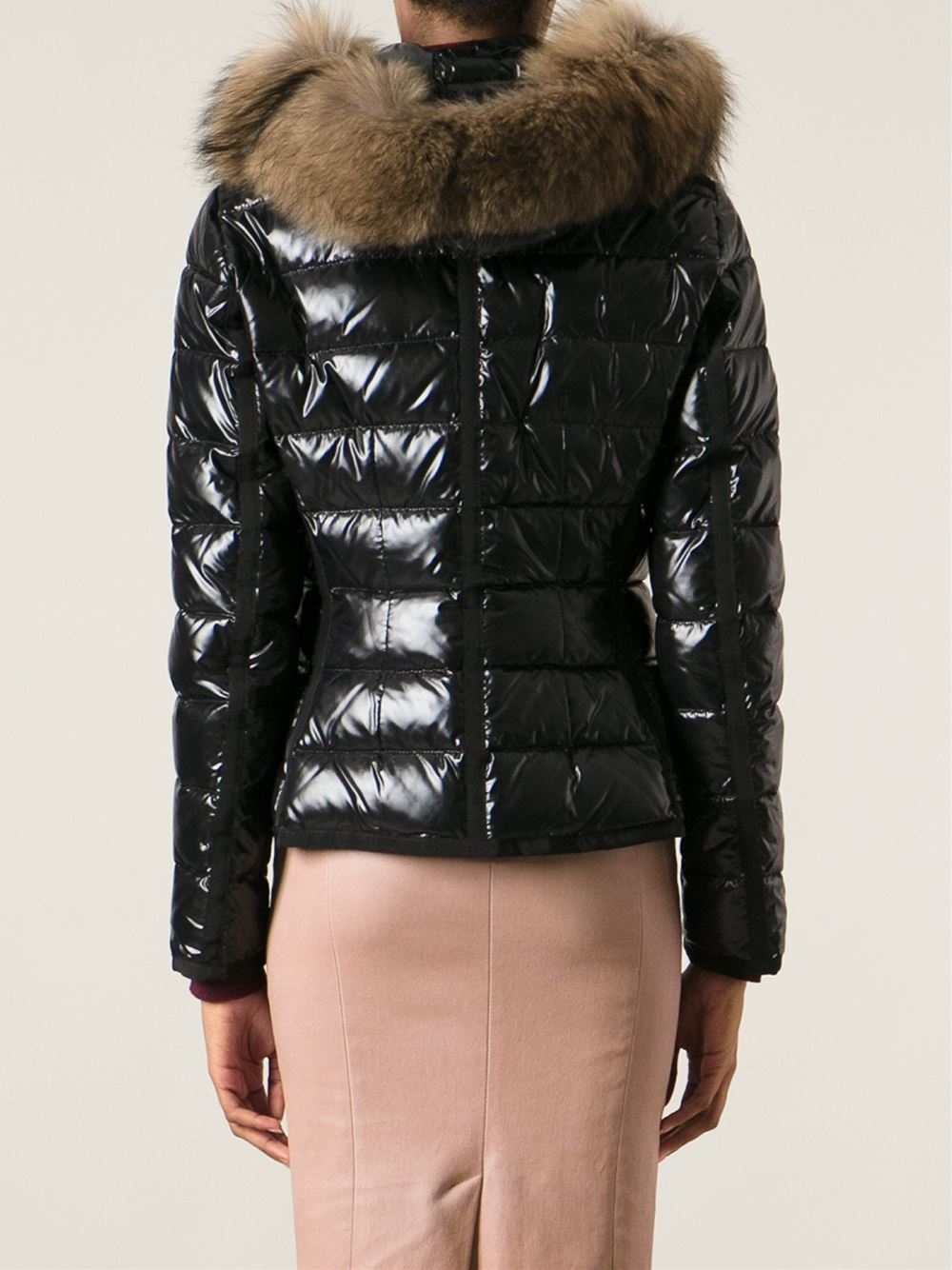 moncler long padded coat