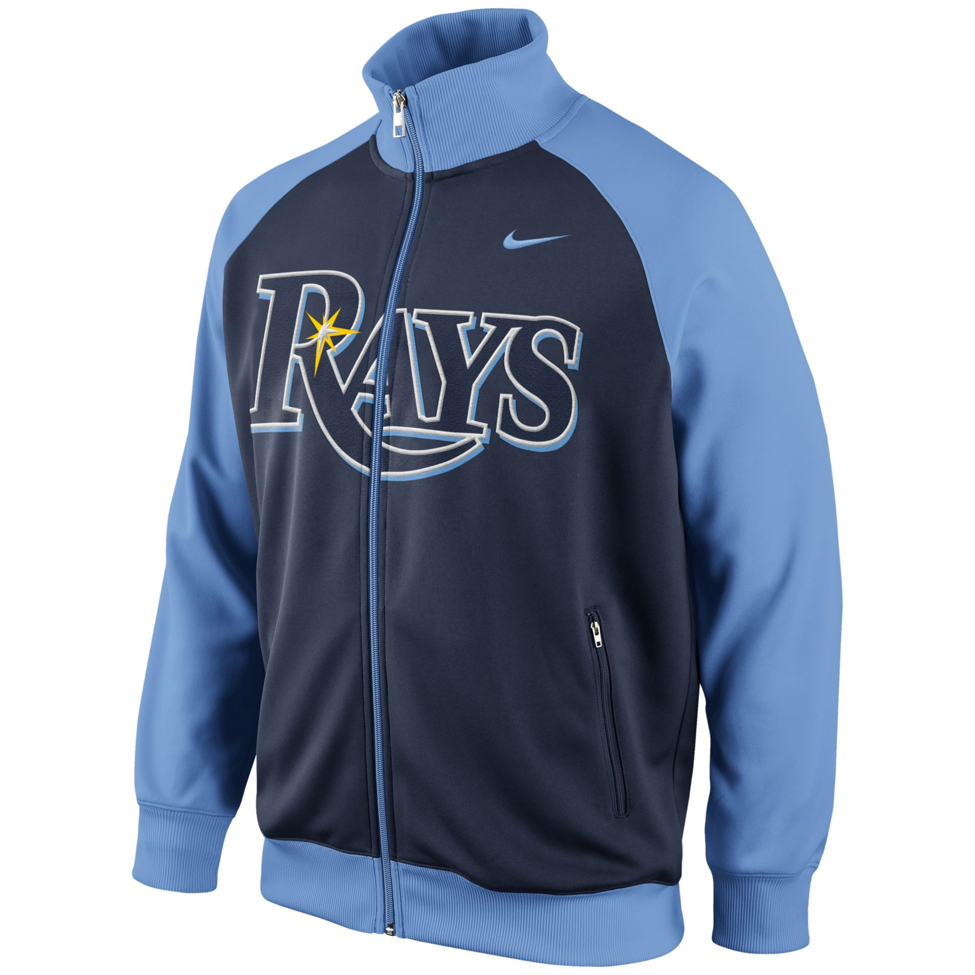 Nike Men's Tampa Bay Rays Track Jacket in Blue for Men (Navy) Lyst