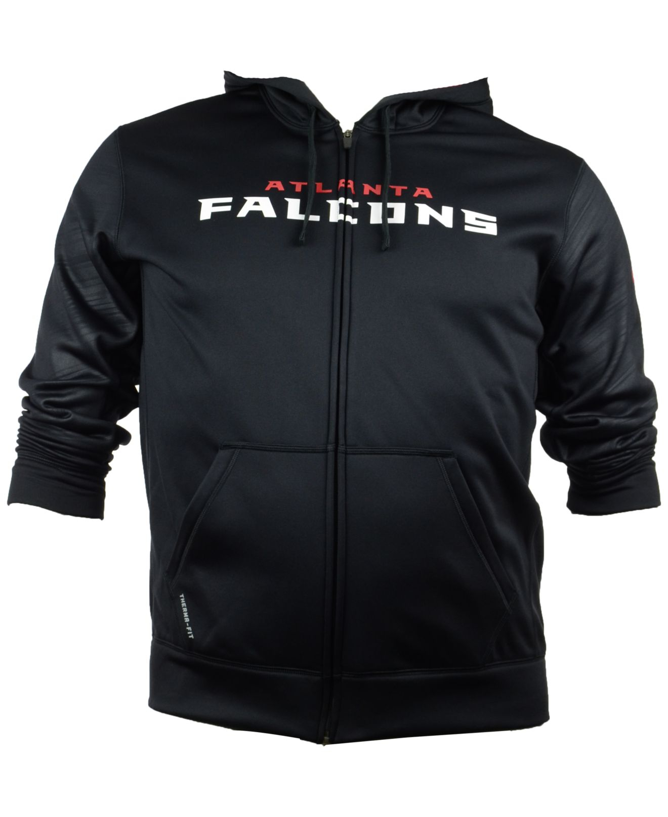 men's atlanta falcons nike red av15 fleece pullover hoodie
