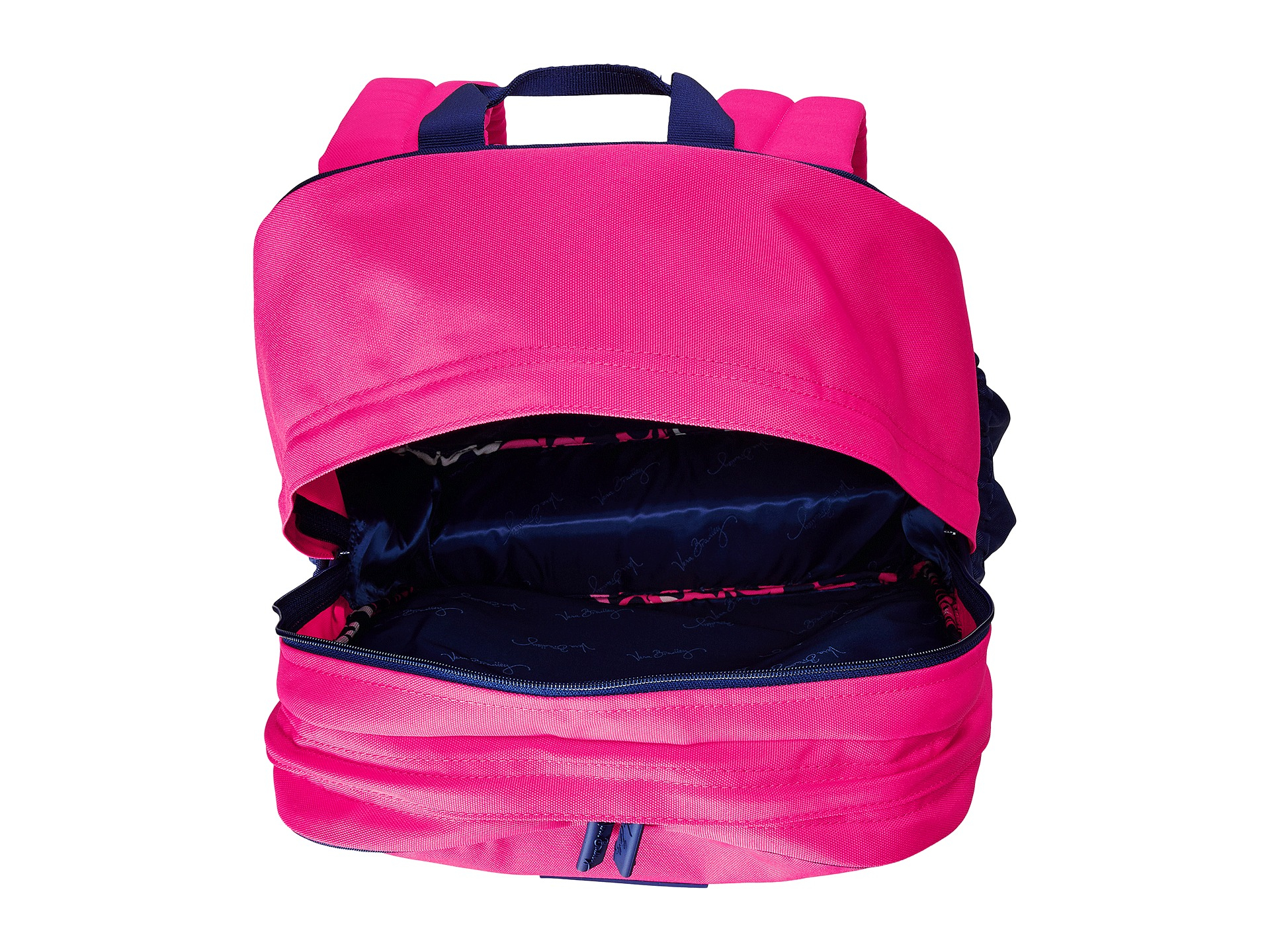 Vera Bradley Large Color Block Backpack in Pink - Lyst