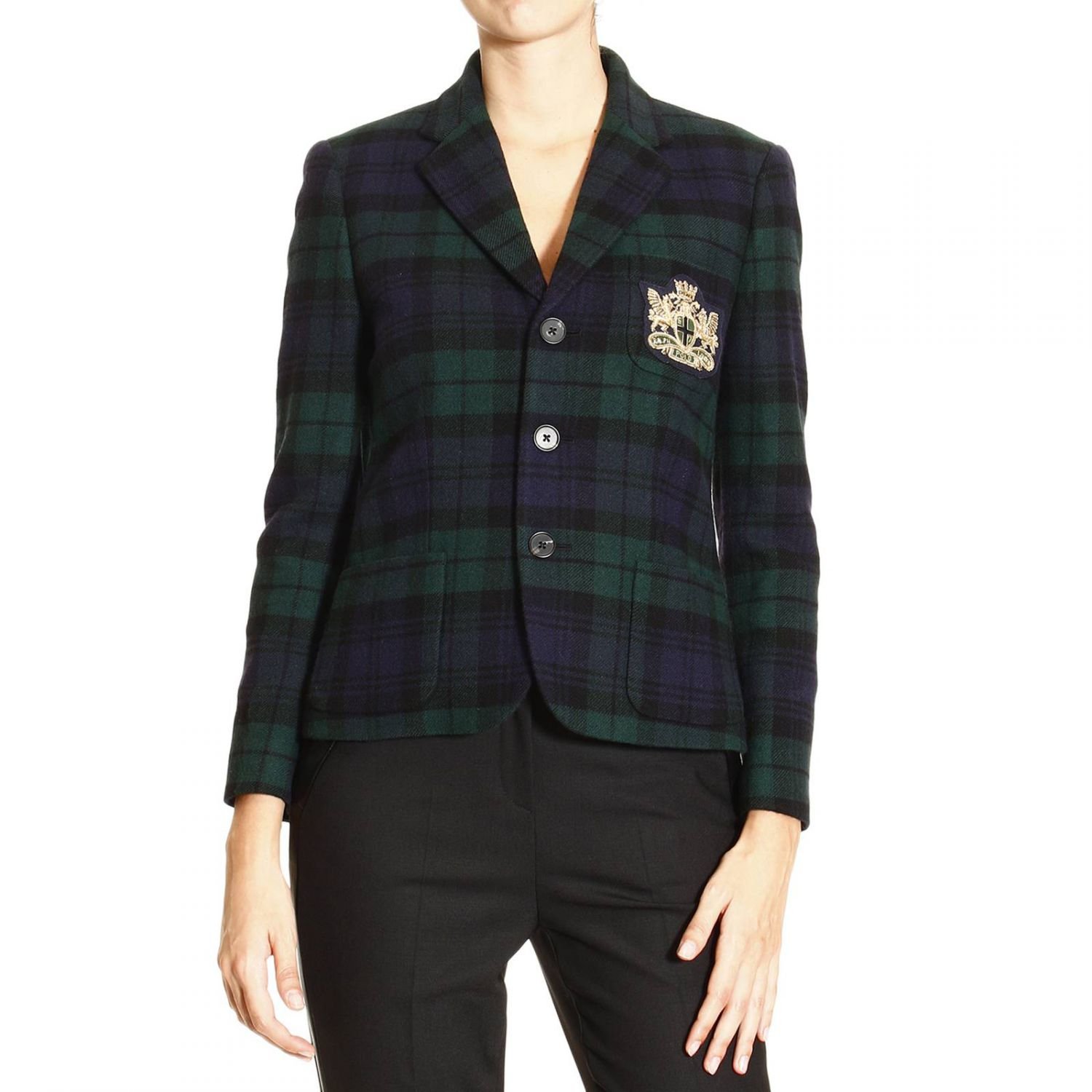 ralph lauren plaid blazers