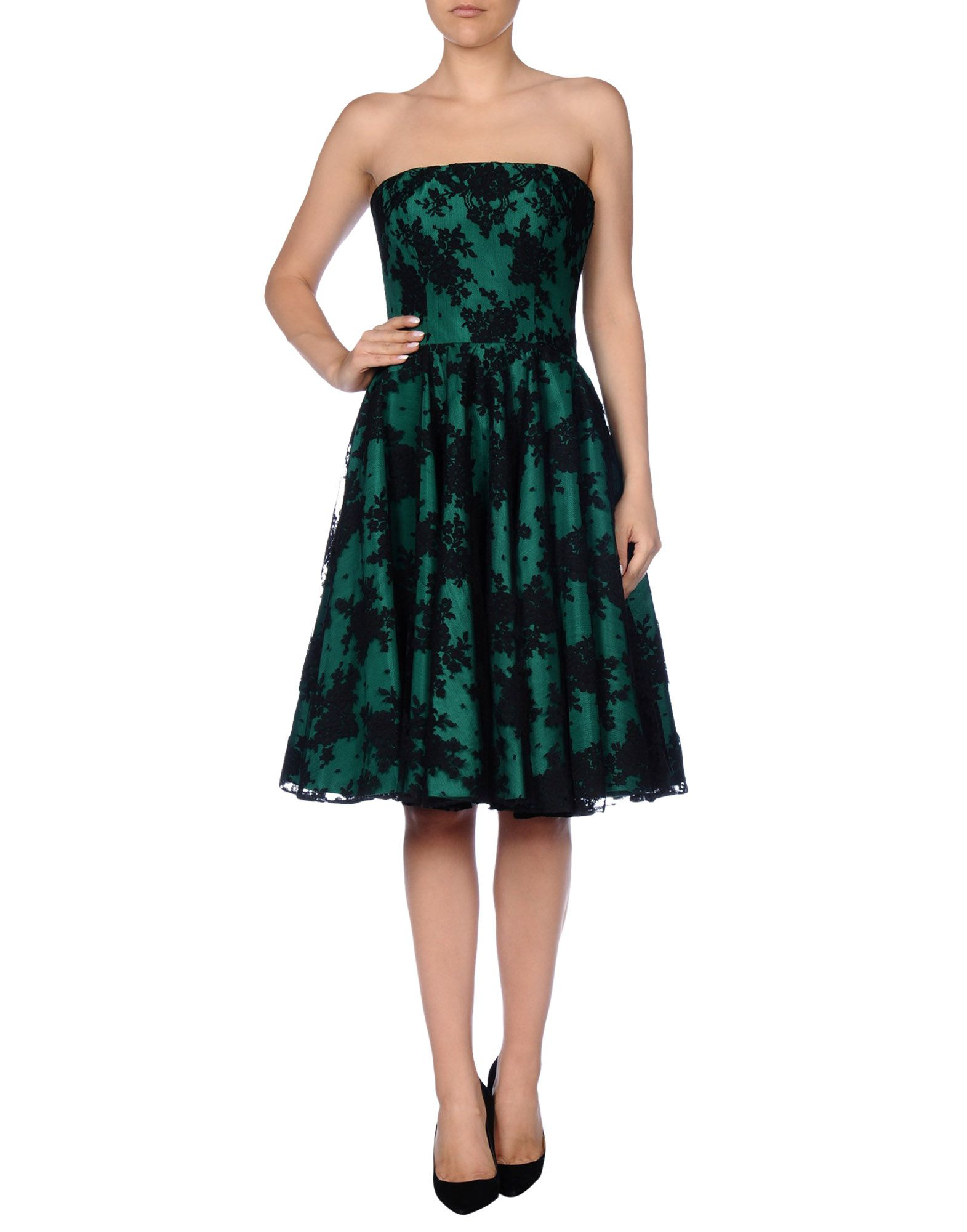 Alexander mcqueen Kneelength Dress in Green Lyst