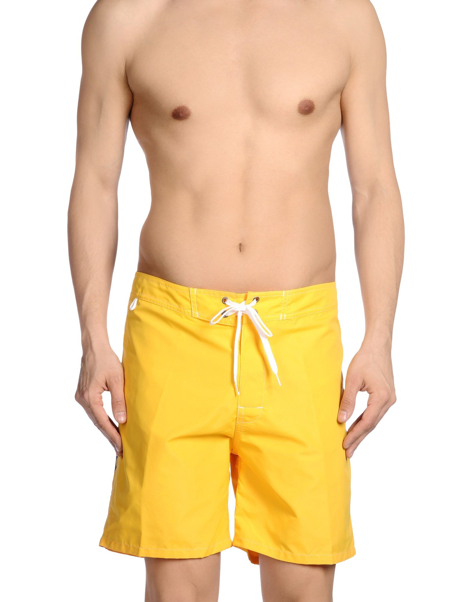 Sundek Swimming Trunks in Yellow for Men | Lyst