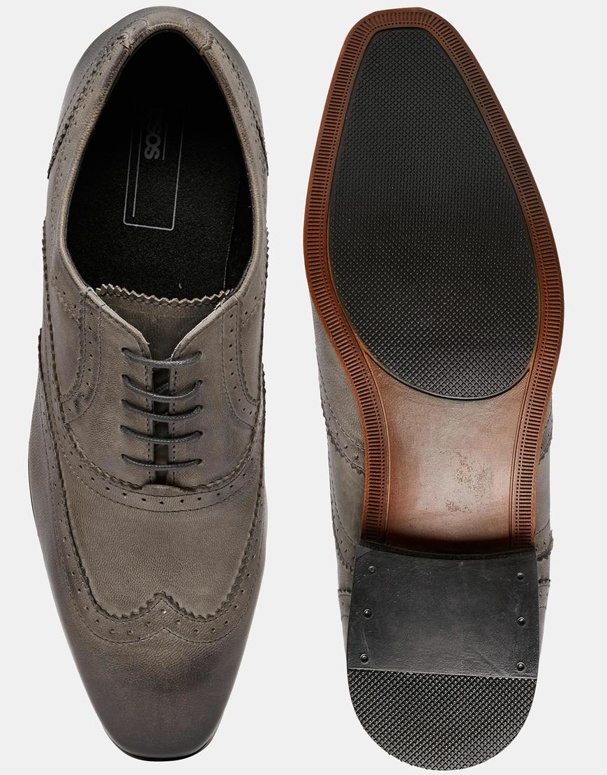 brogue shoes asos