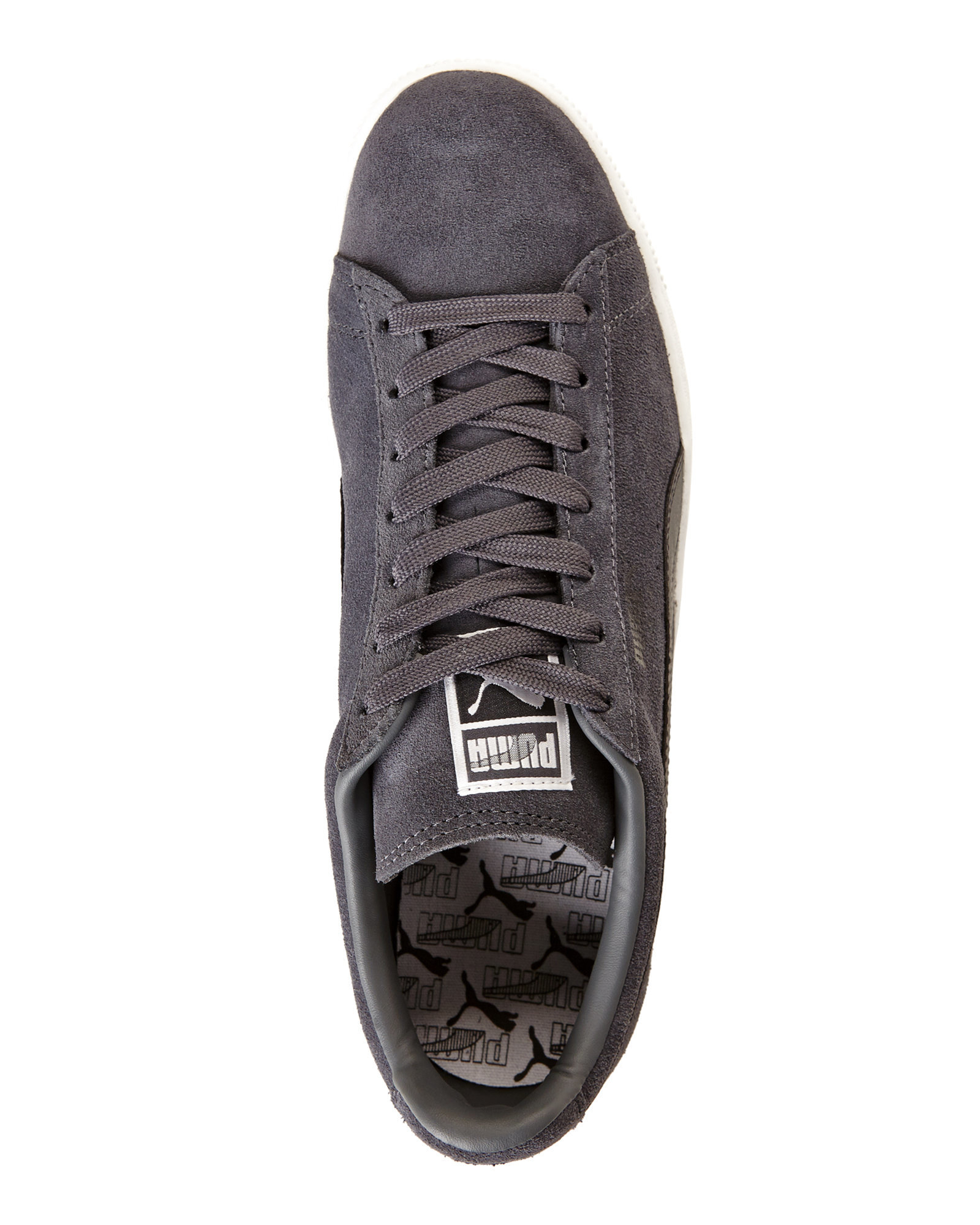 Lyst - PUMA Dark Shadow & Black Suede Classic Sneakers in Black for Men