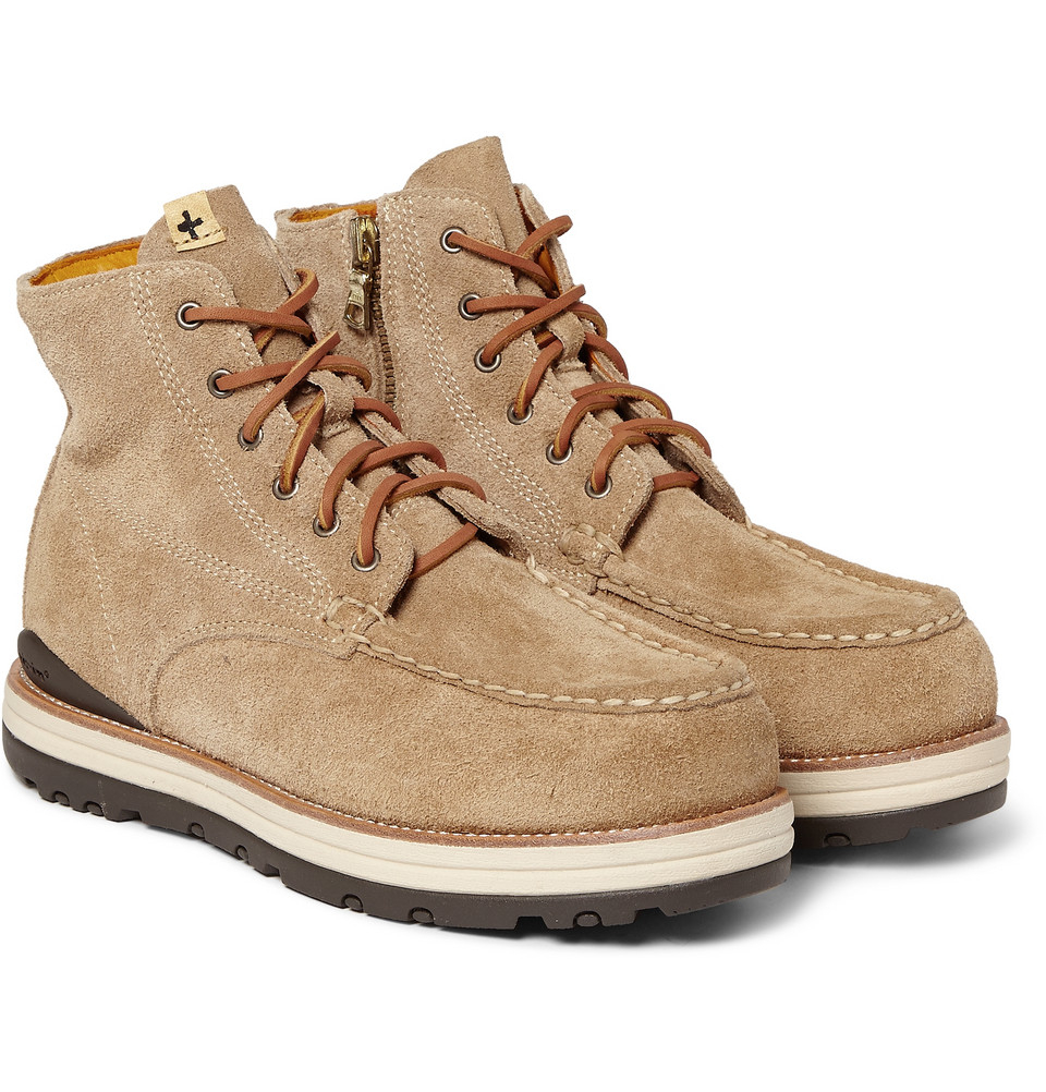 Visvim 7 Hole Moc Toe Suede Boots in Brown for Men - Lyst