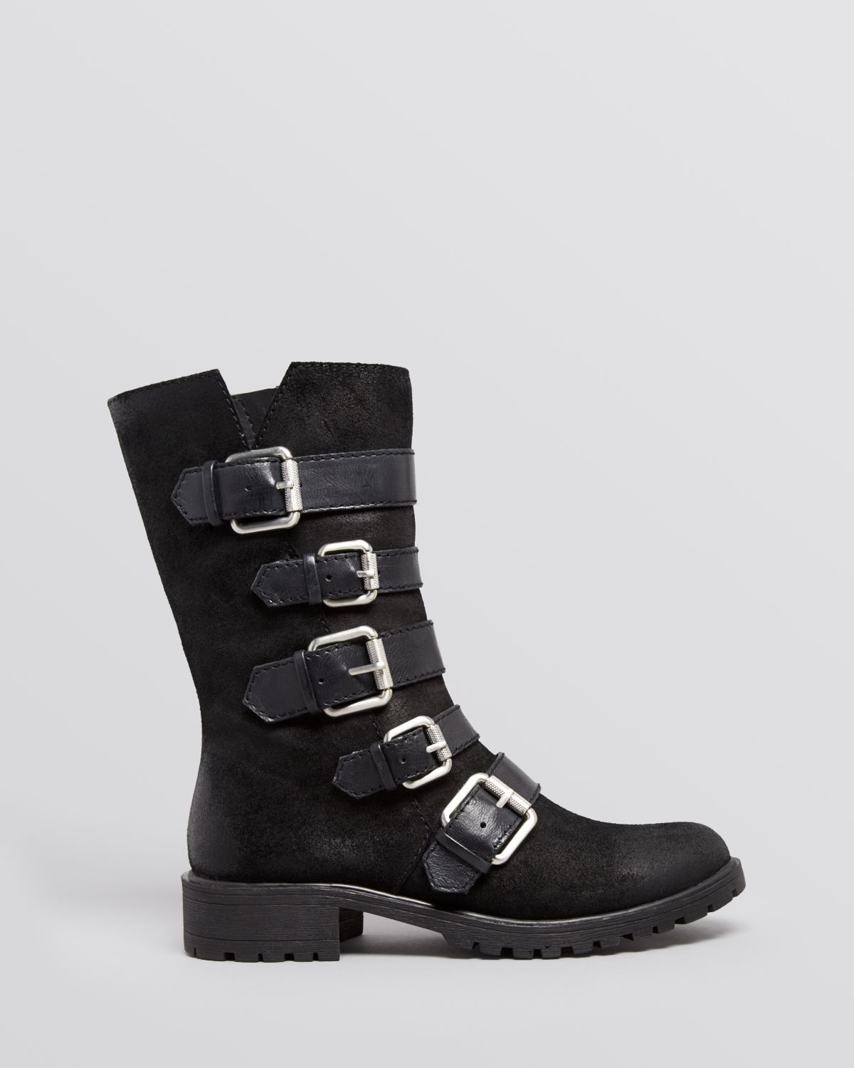 naya black leather boots