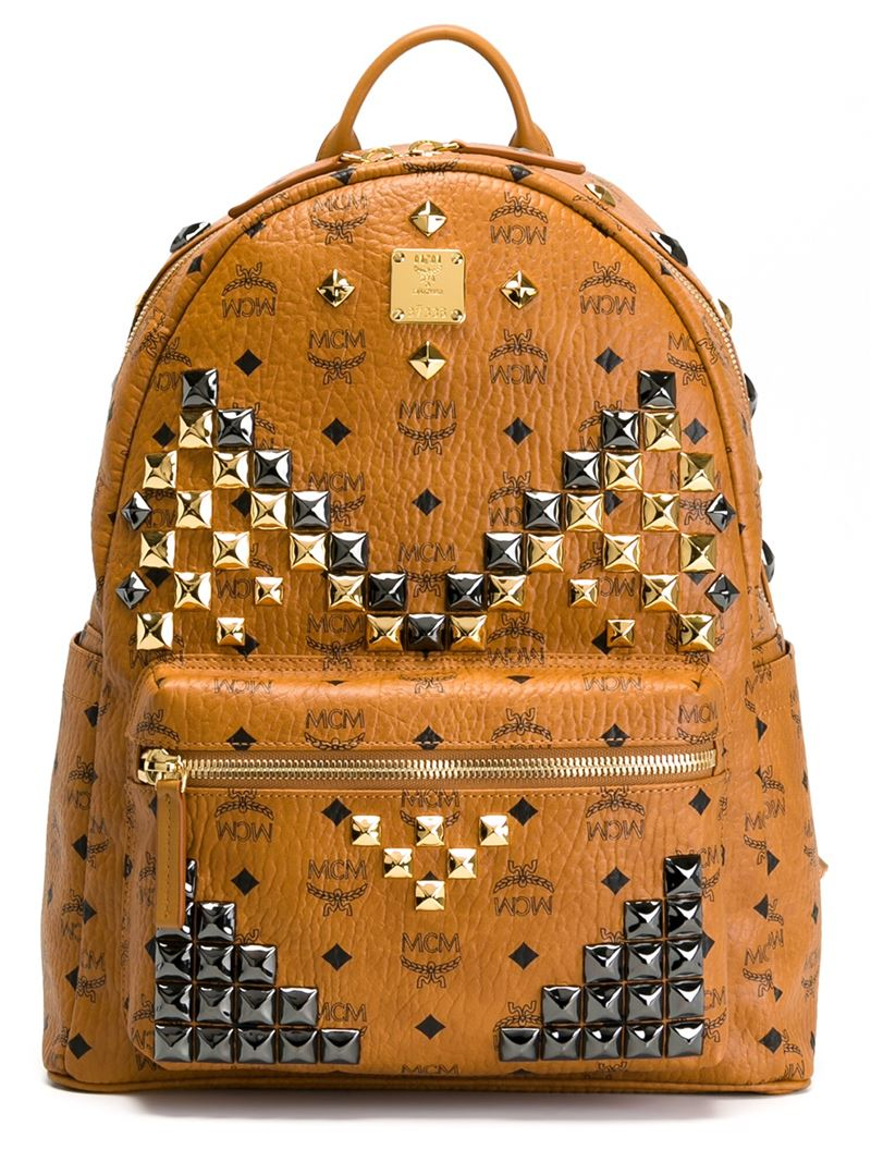 Lyst Mcm Medium 'stark' Backpack in Brown