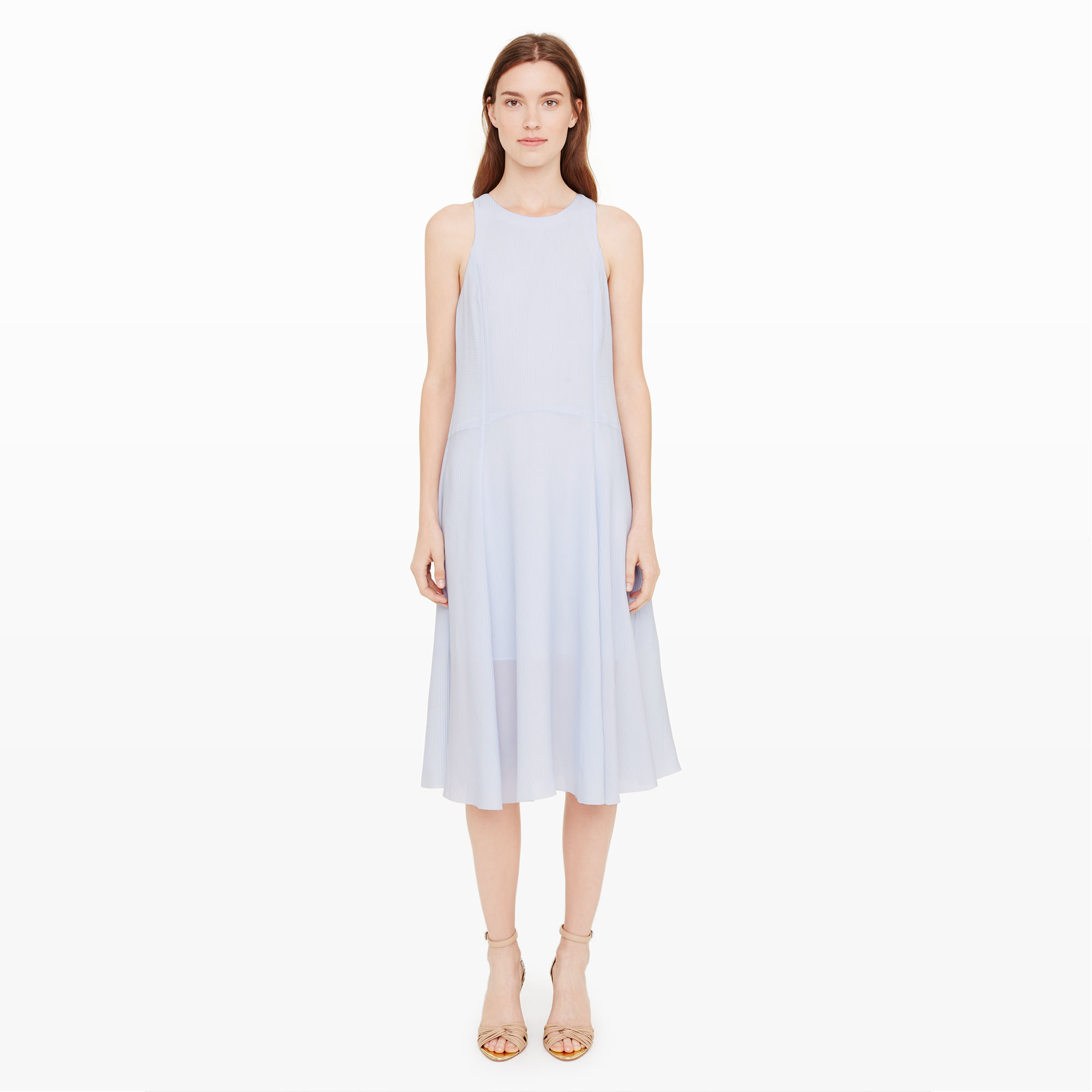 Lyst - Club Monaco Cariole Silk Dress in Blue