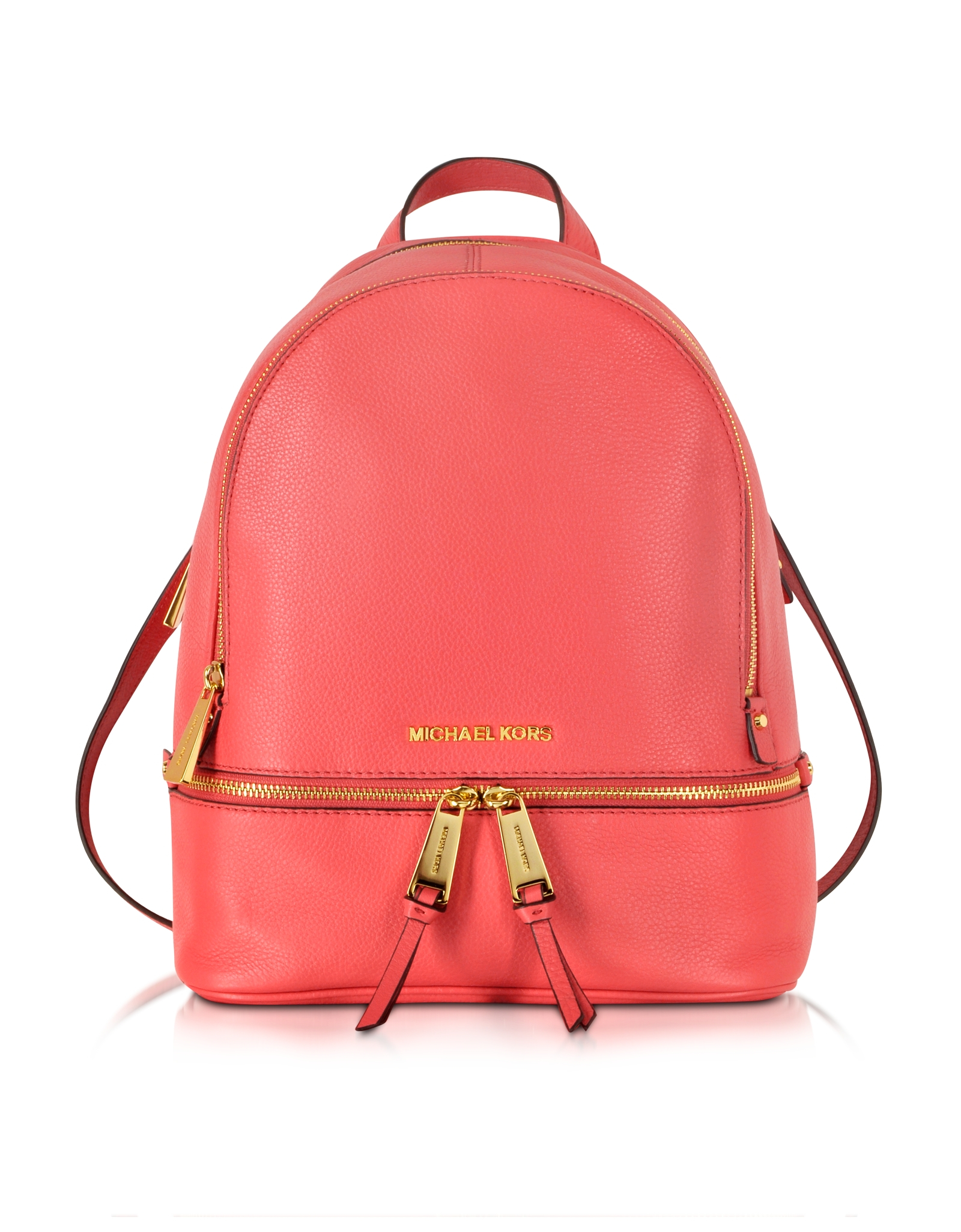 Lyst - Michael Kors Rhea Zip Small Watermelon Leather Backpack in Red