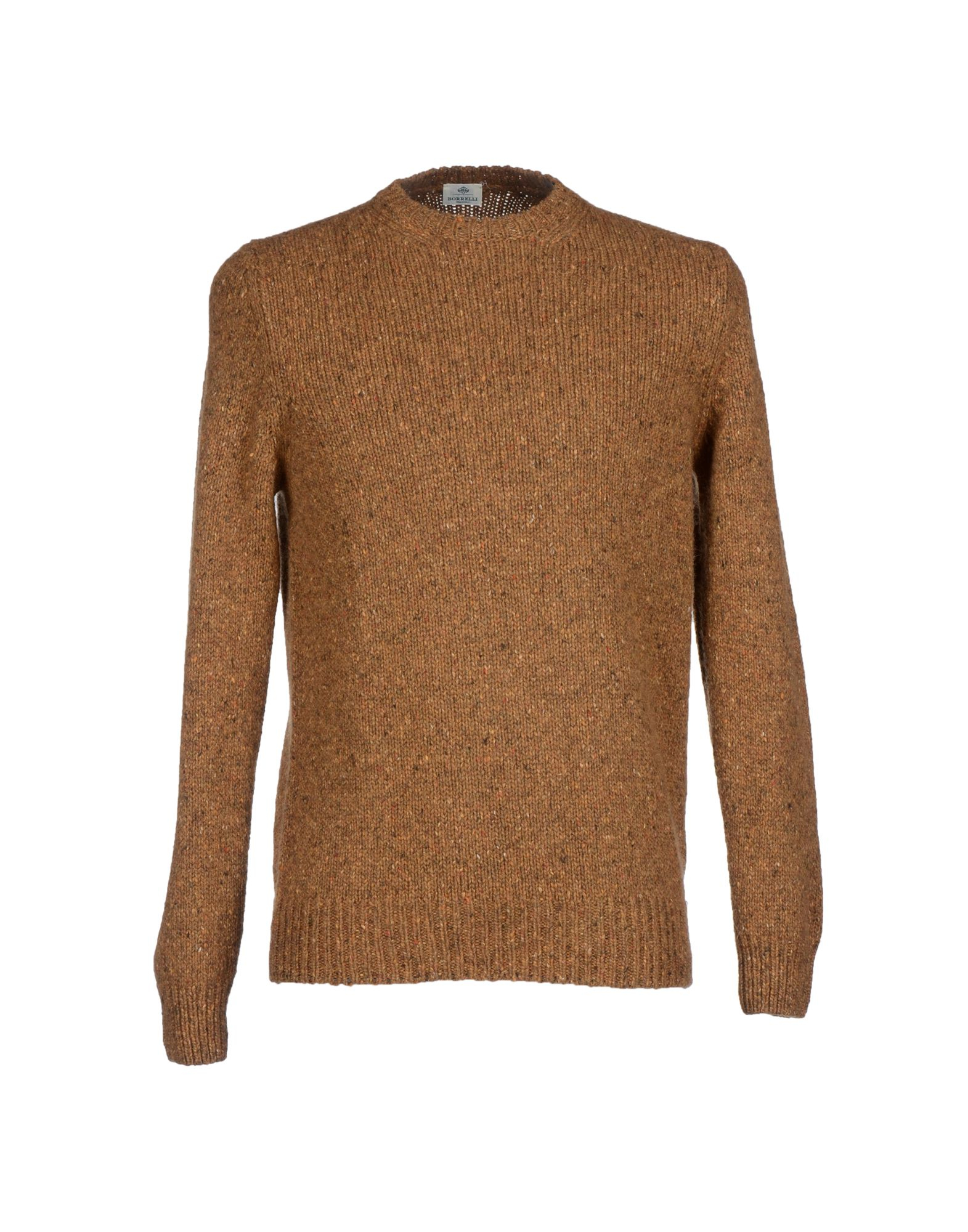 Luigi borrelli napoli Jumper in Brown for Men | Lyst