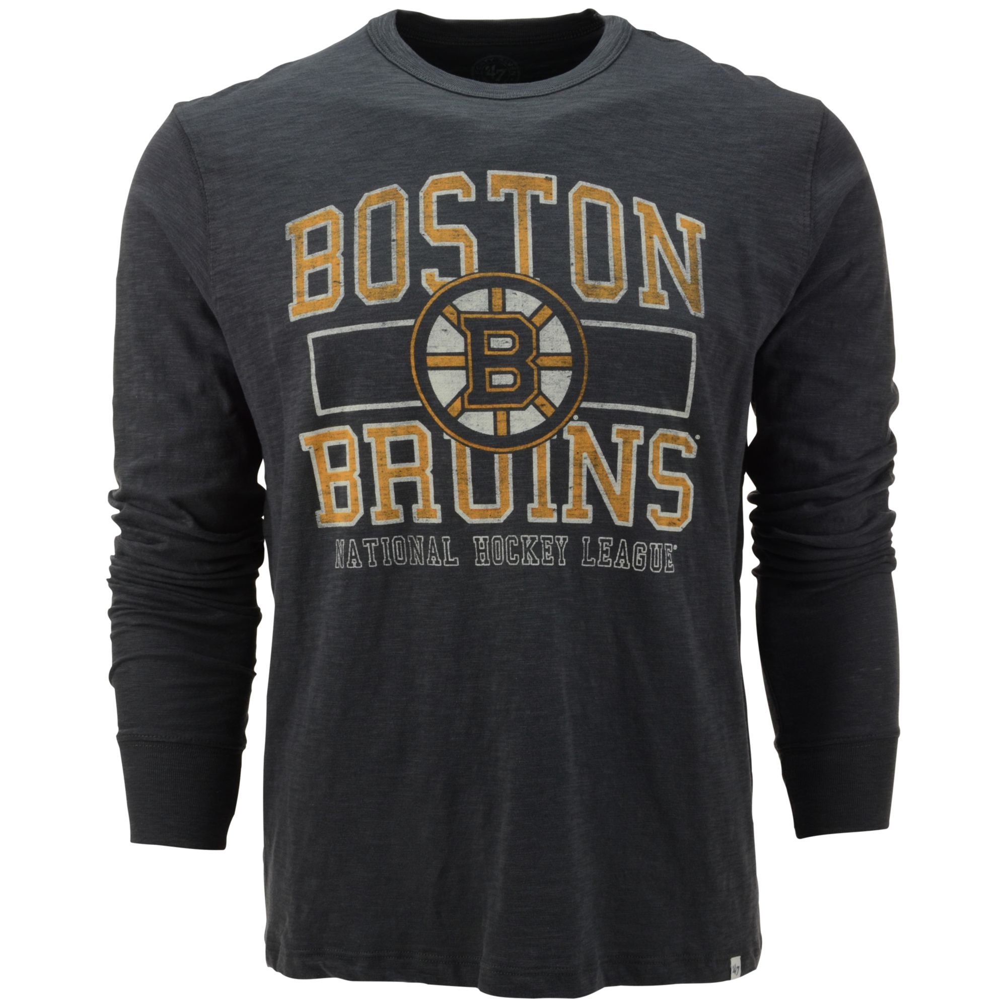 47 Brand Mens Longsleeve Boston Bruins Scrum Tshirt in Gray for Men ...
