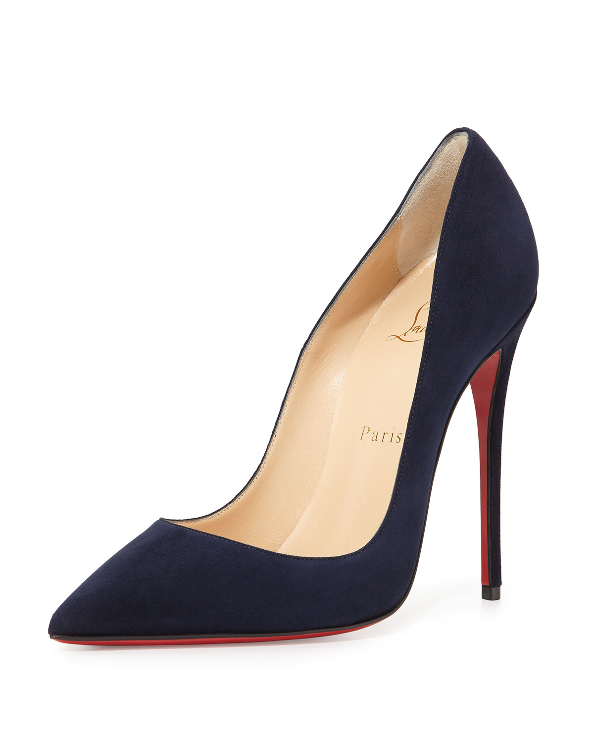 Lyst - Christian Louboutin So Kate Suede Pumps in Blue