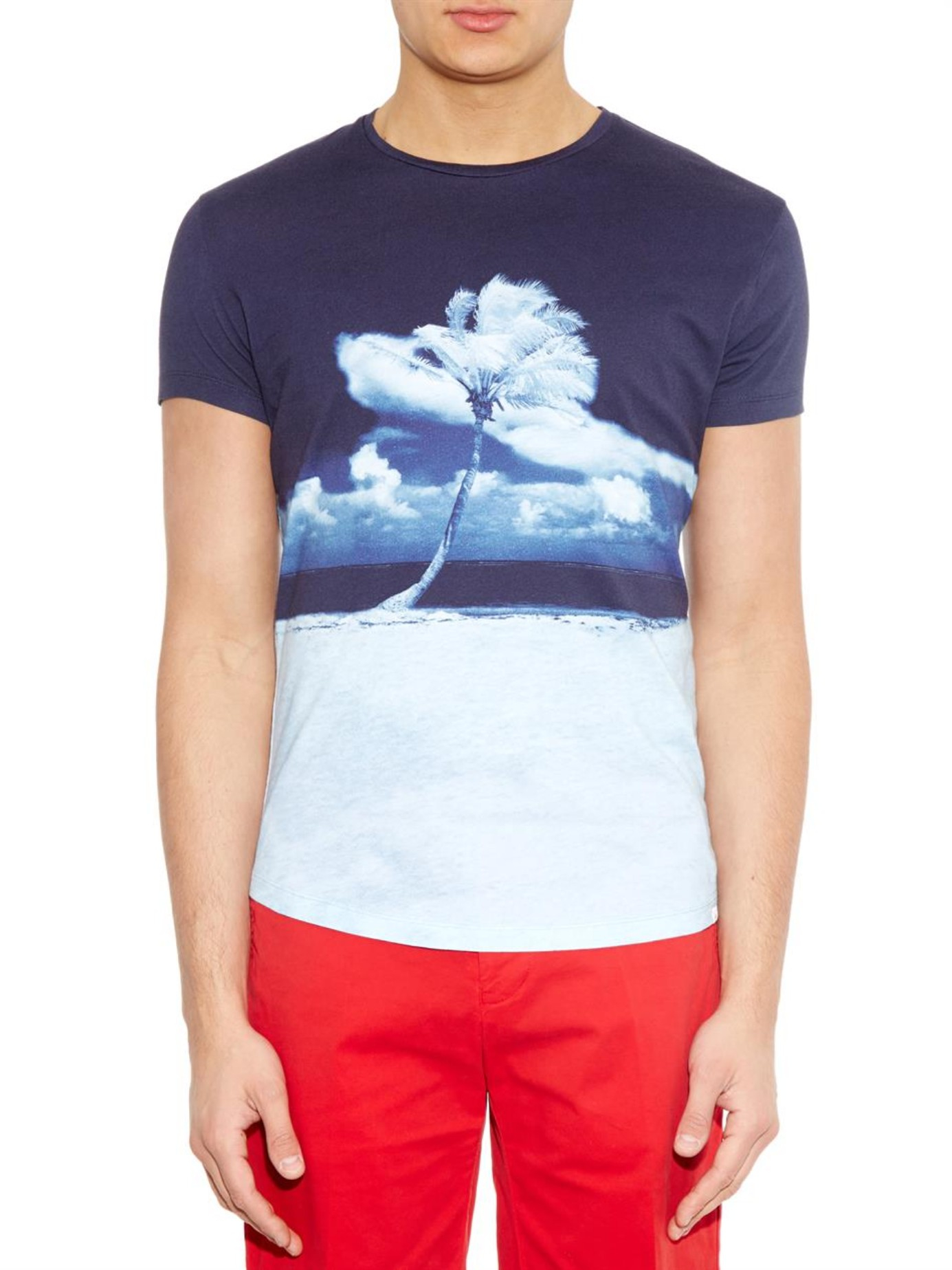Lyst - Orlebar Brown Tommy Hulton Getty Cotton T-Shirt in Blue for Men Gallery