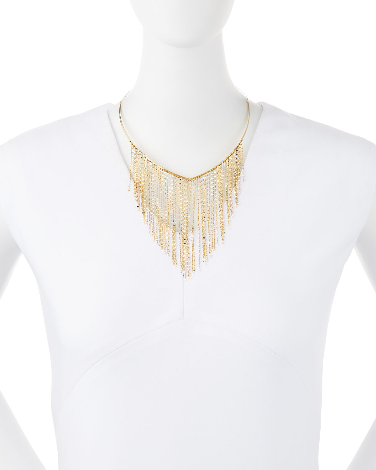 Lyst Lana Jewelry 14k Gold Fringe Choker Necklace in Metallic