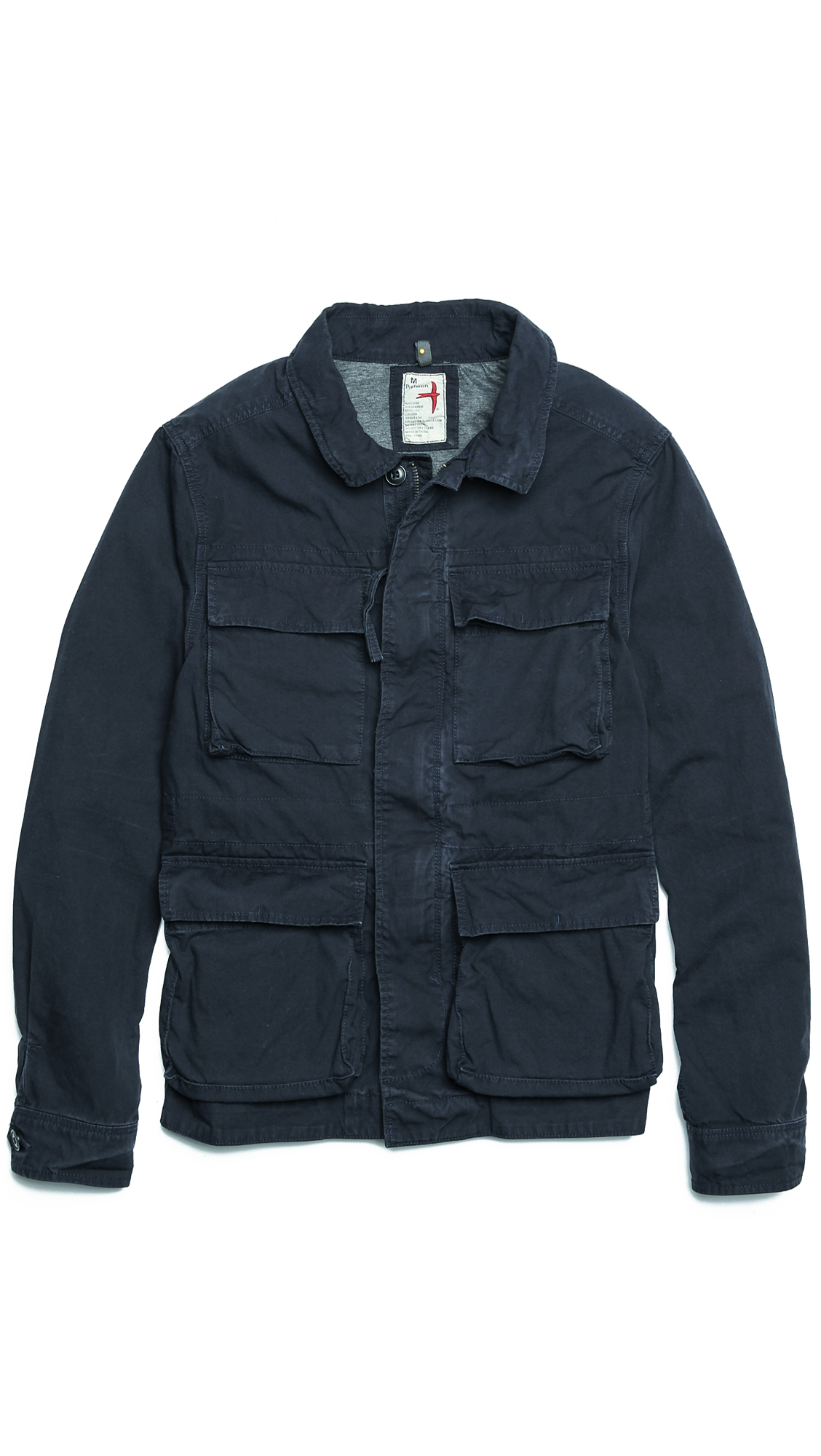 Relwen Cargo Fatigue Jacket in Blue for Men (Dark Navy) | Lyst