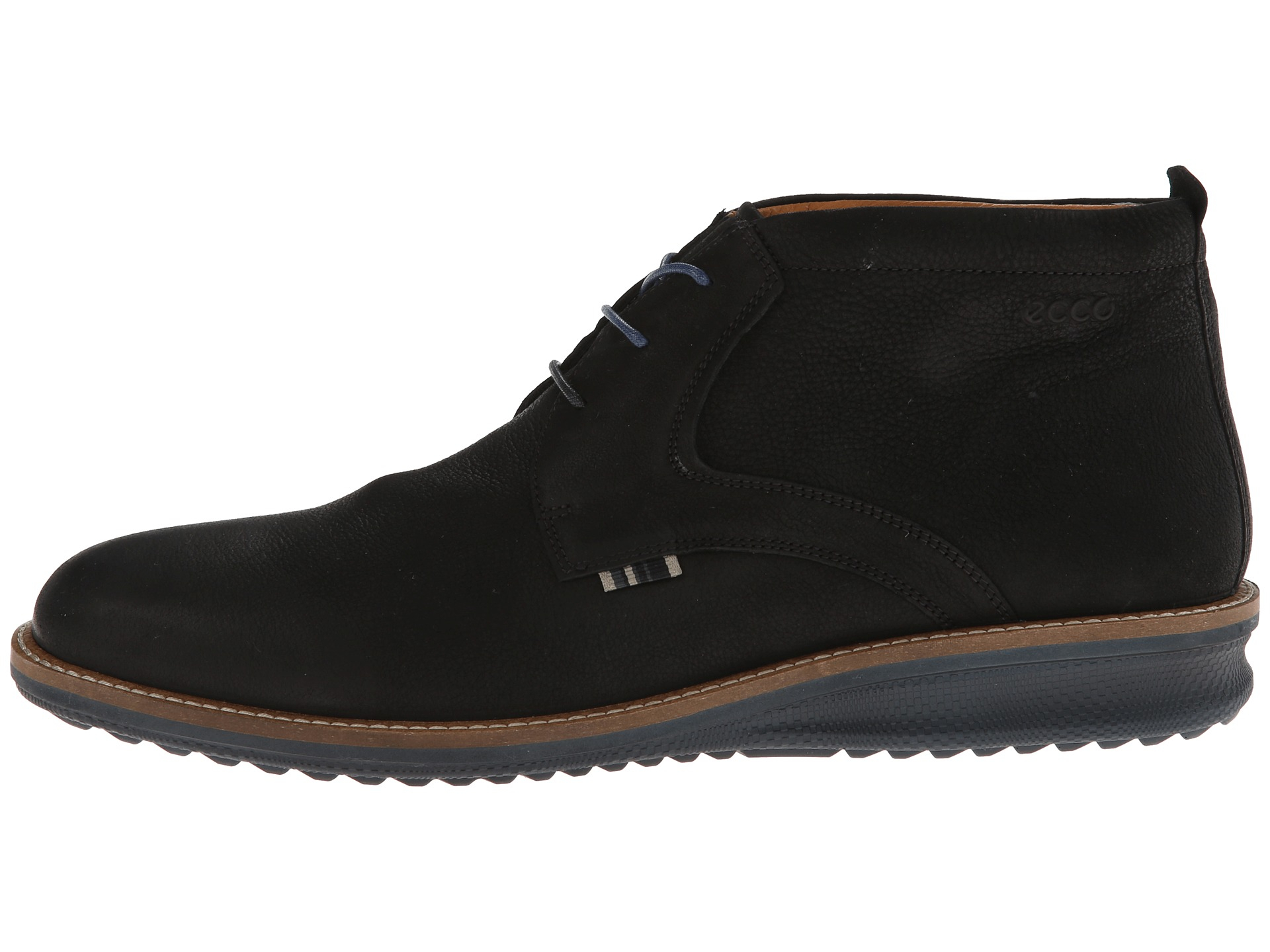 Lyst Ecco Contoured Low Cut Boot in Black for Men