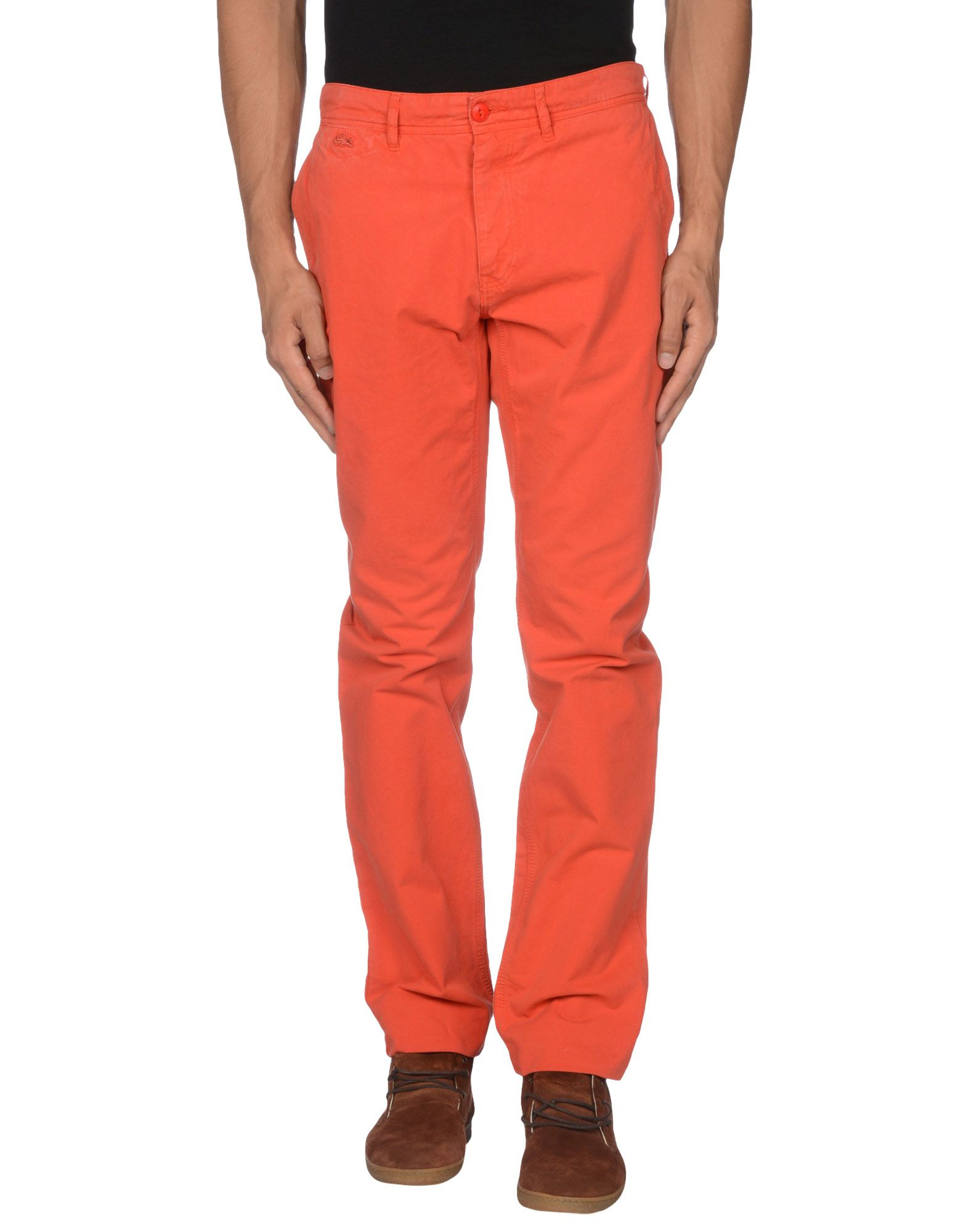 Lyst - Lacoste Casual Trouser in Orange for Men