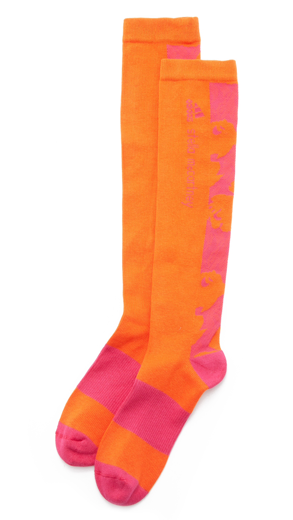 adidas By Stella McCartney Compression Socks in Orange - Lyst