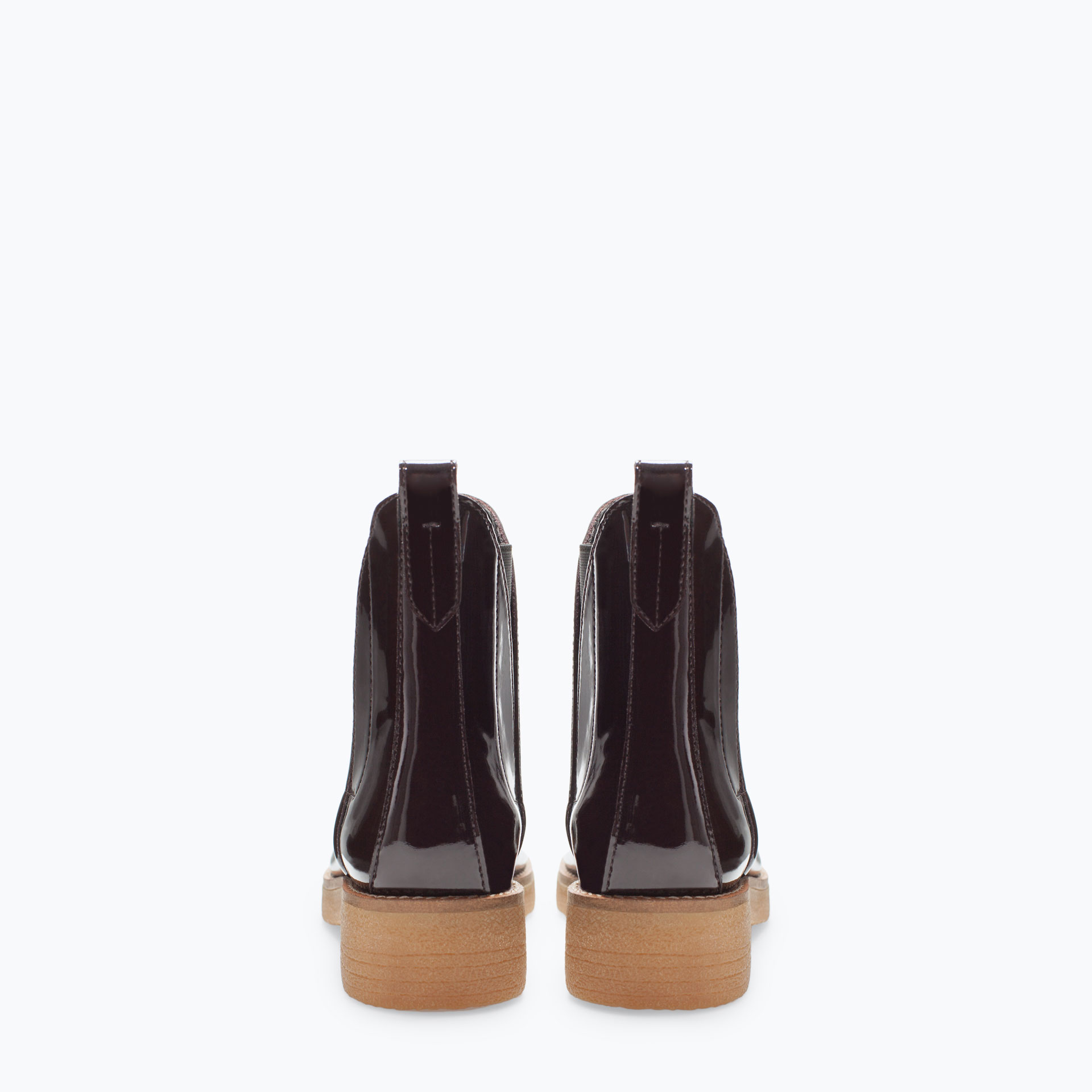 platform chelsea boots zara