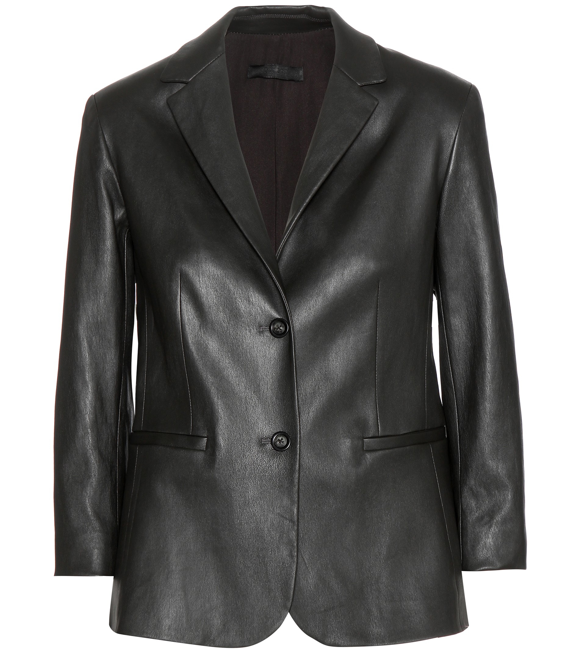 Lyst - The Row Nolbon Leather Blazer in Black