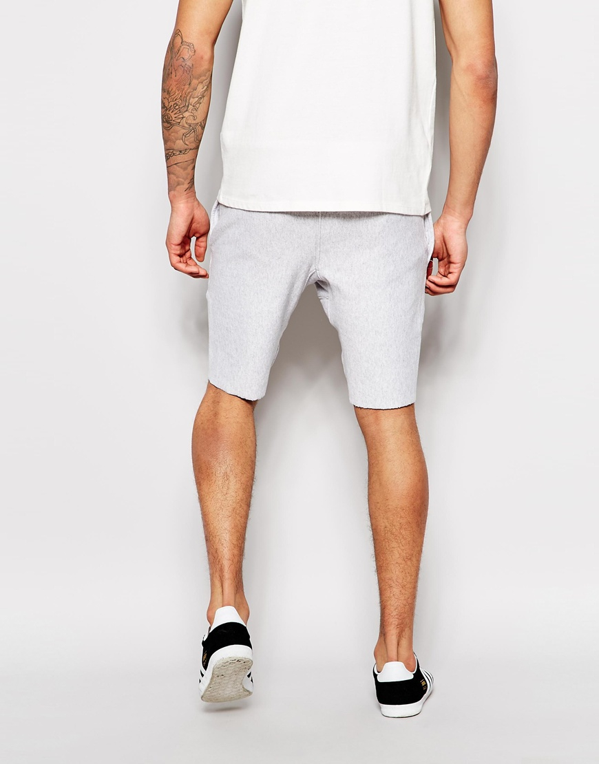 champion cut off sweat shorts