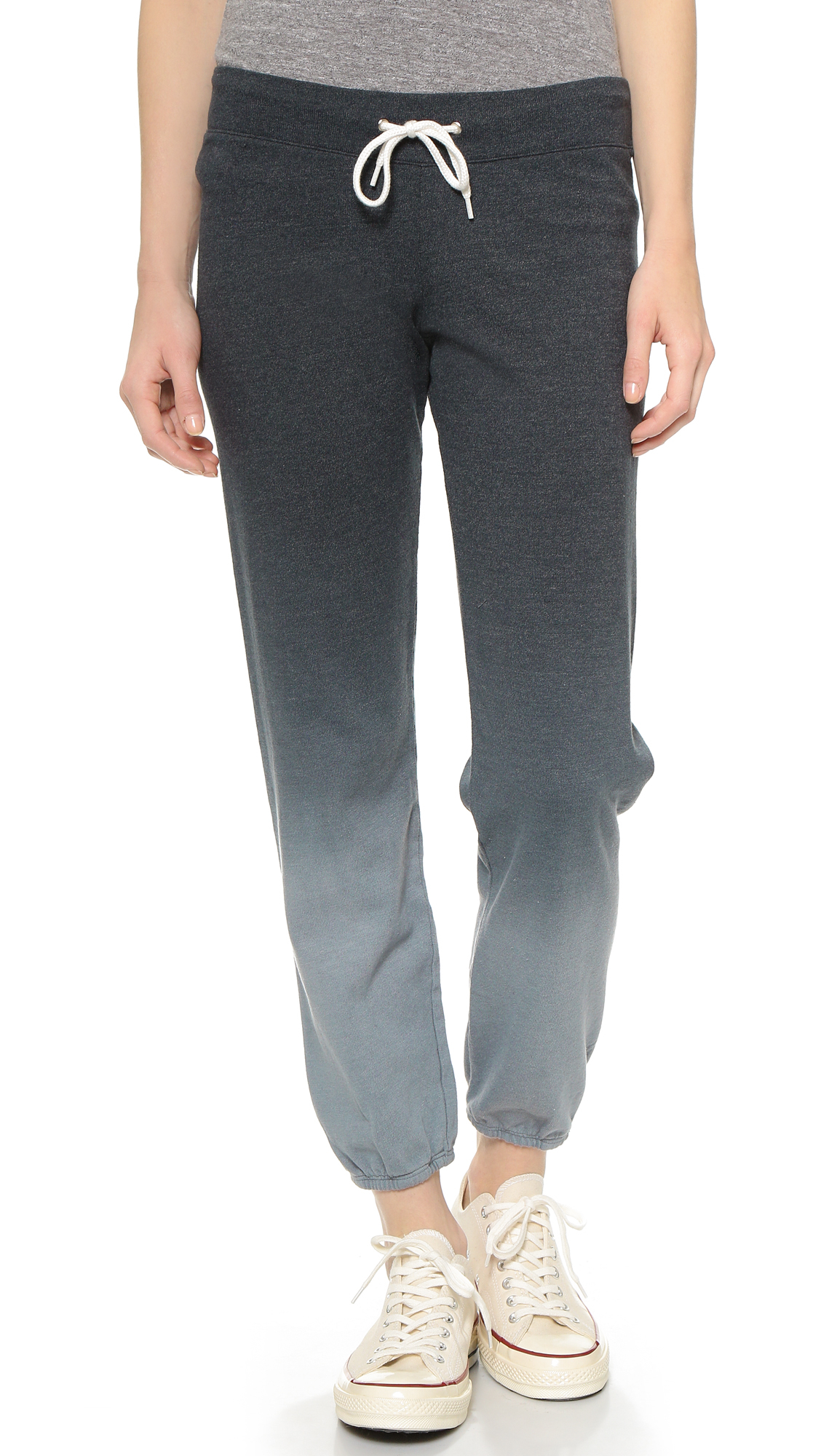 monrow lace up sweatpants