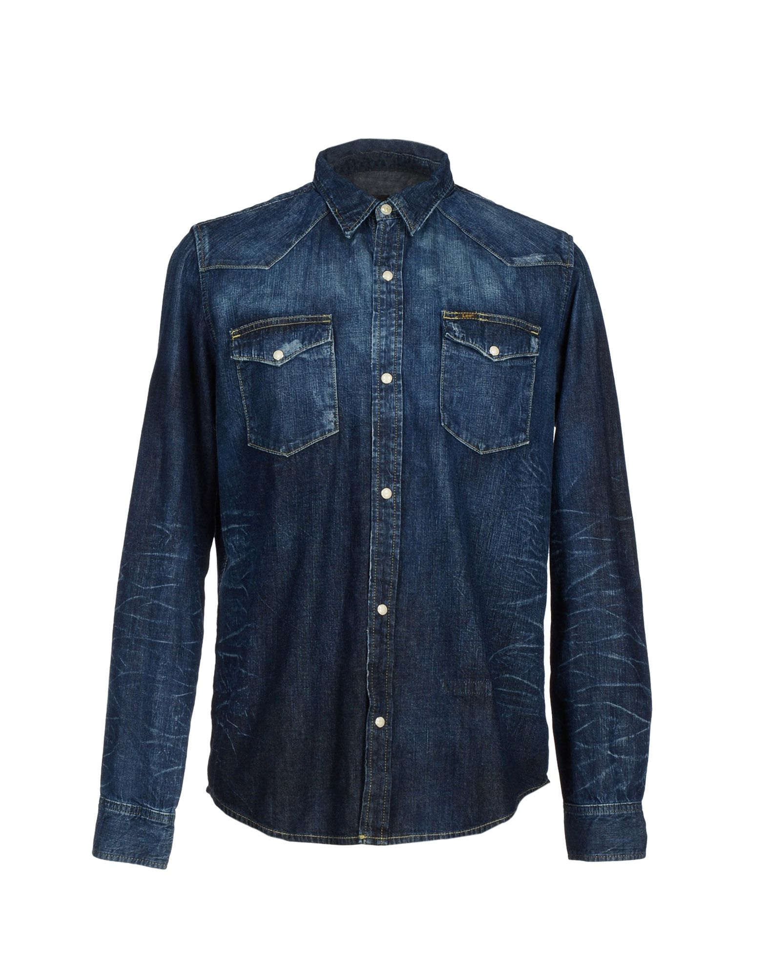 Lee jeans Denim Shirt in Blue for Men | Lyst