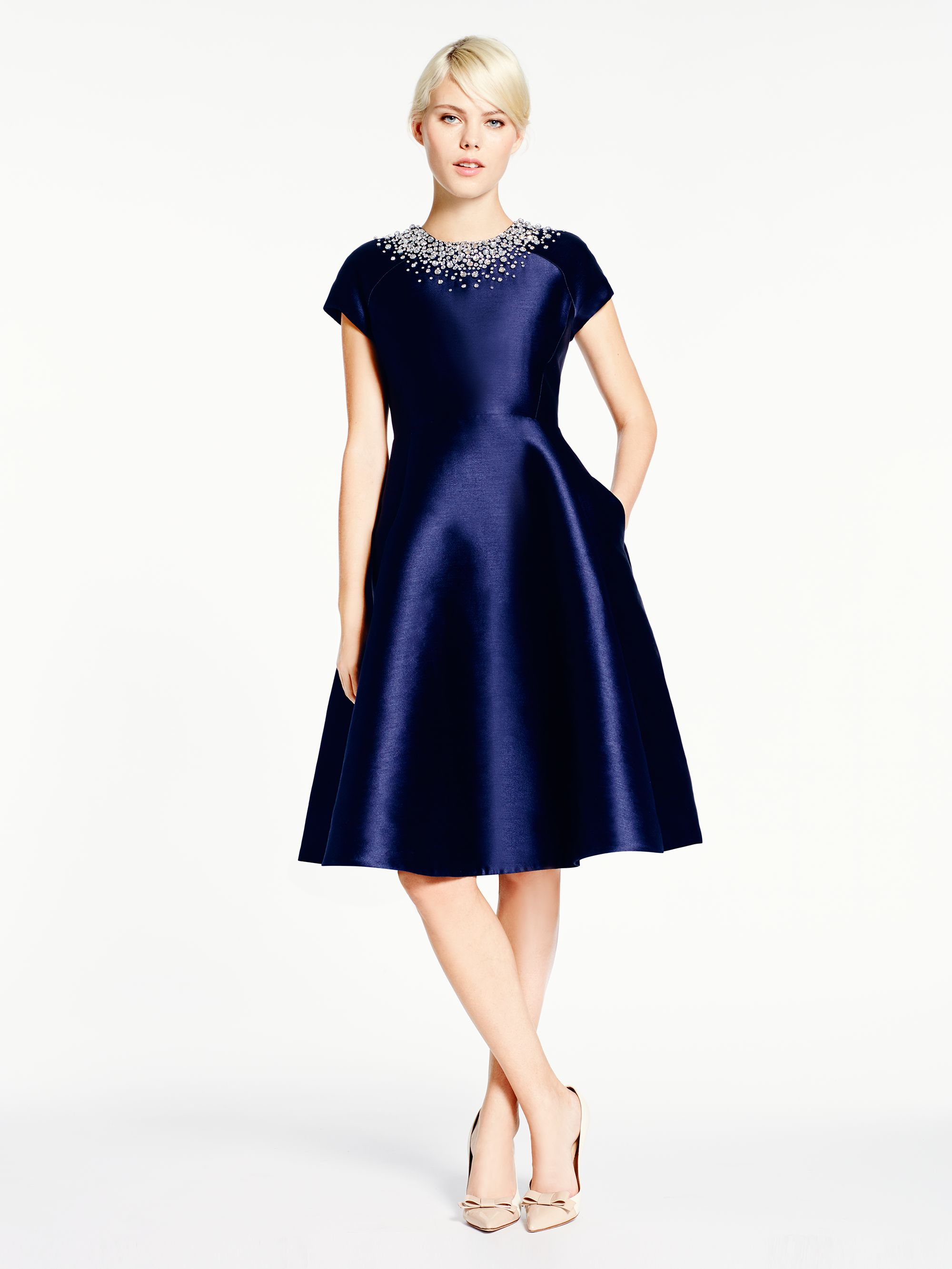 Lyst - Kate Spade New York Madison Ave. Collection Alixi Dress in Blue