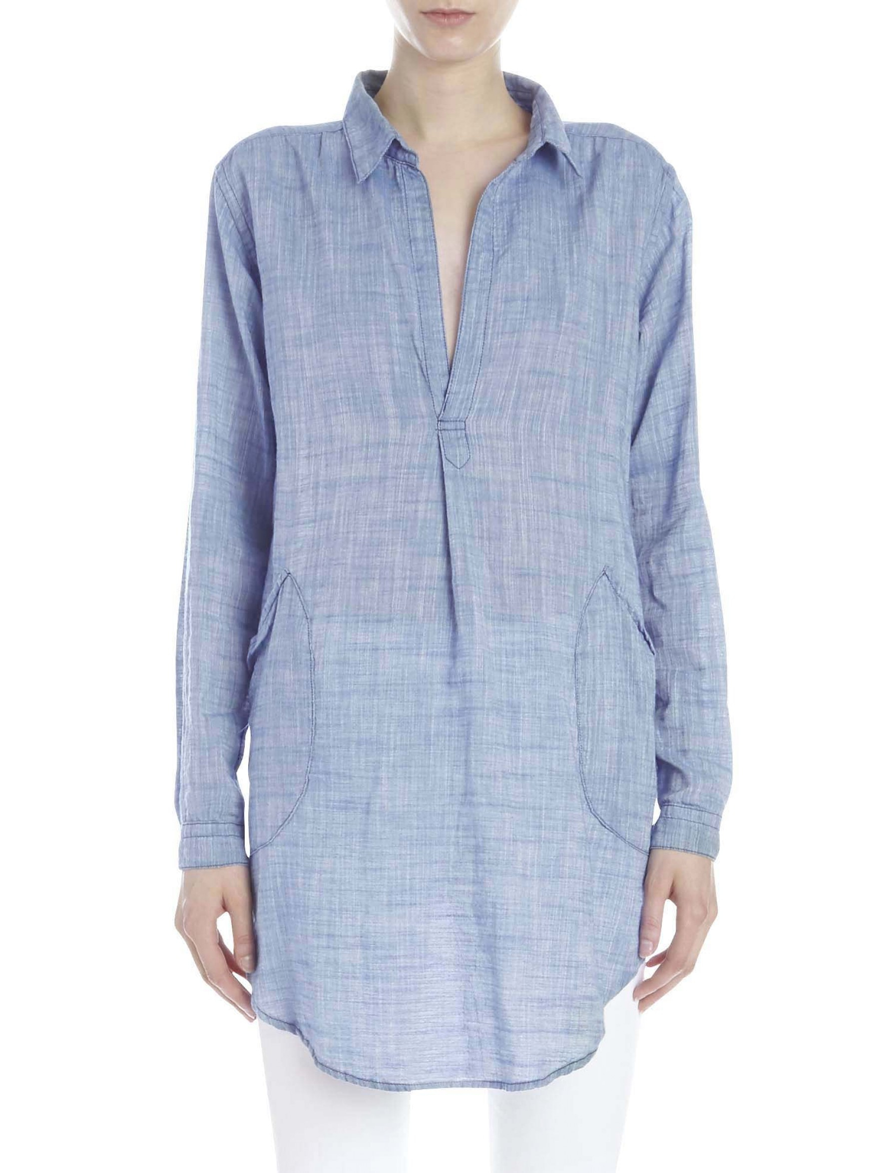 cp shades linen shirt dress